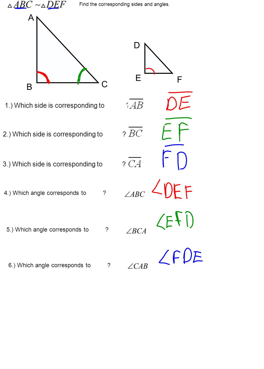 Proportions and Similar Figures Worksheet 6 4 Similar and Congruent Figures Similar Figures T Wo