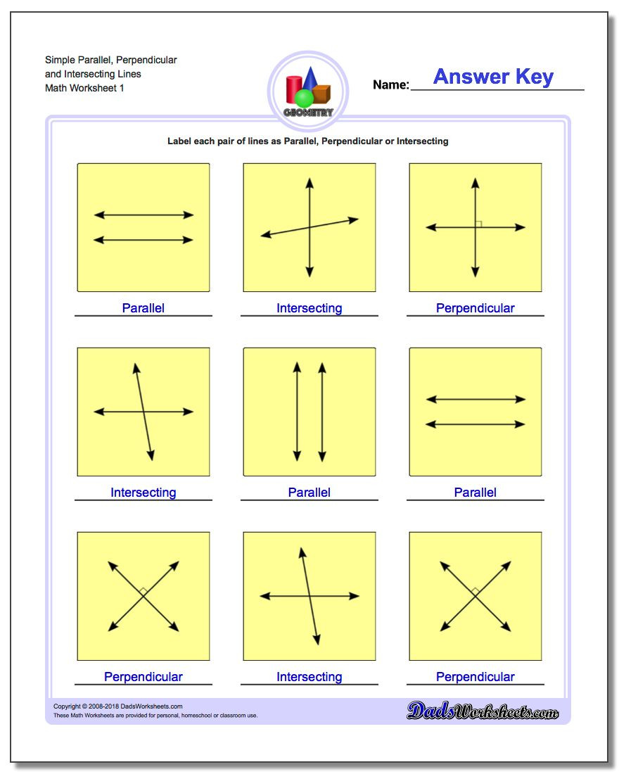 Proving Lines Parallel Worksheet Parallel Perpendicular Worksheet