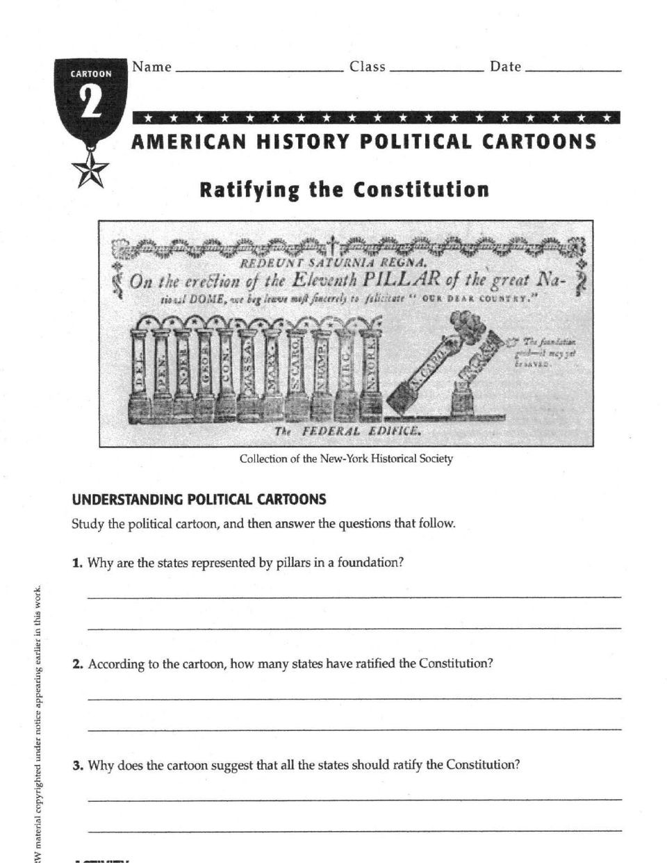 Ratifying the Constitution Worksheet Answers to Ratify or Not to Ratify Federalists V Anti Federalists