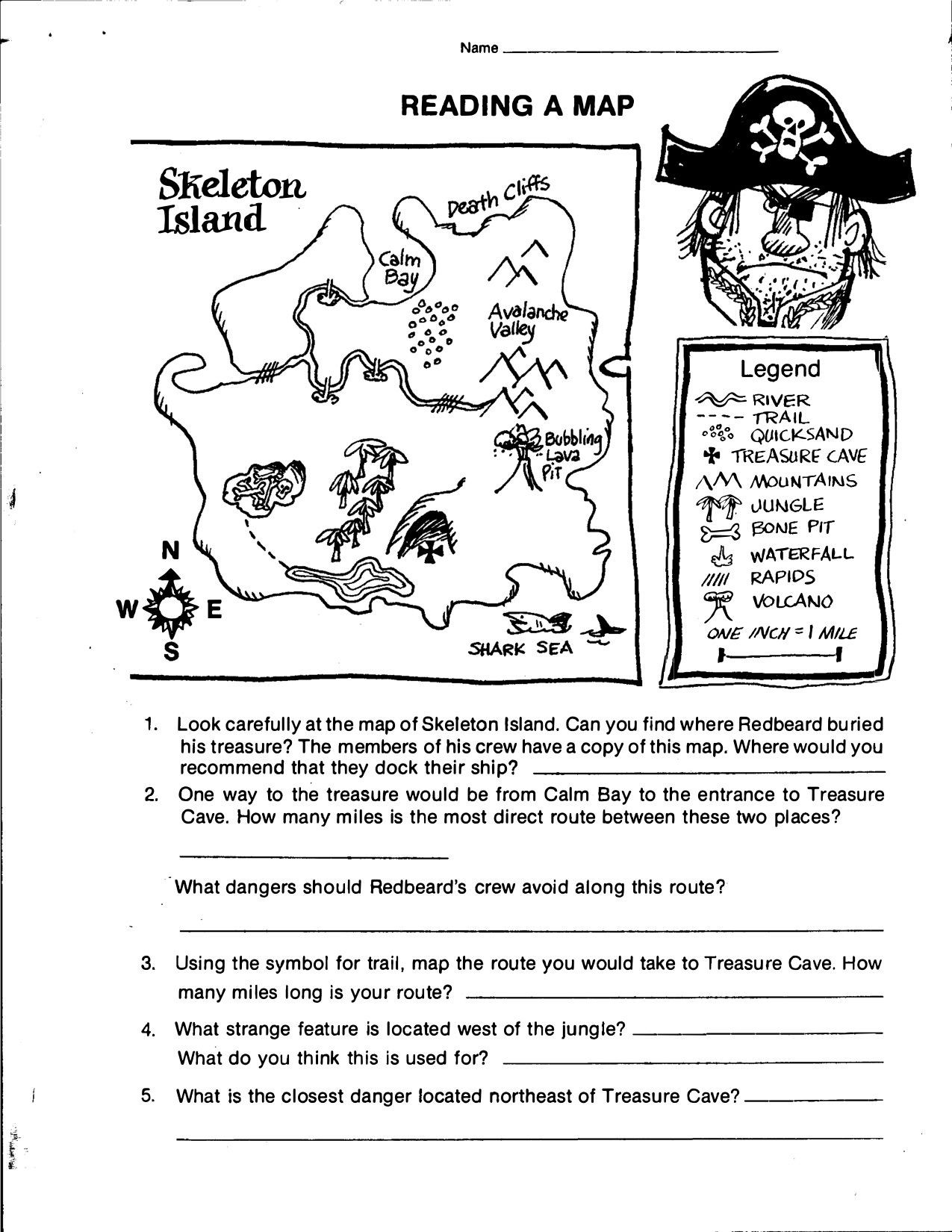 Reading A Map Worksheet Pin by Creatingsuccess On Reading Prehension