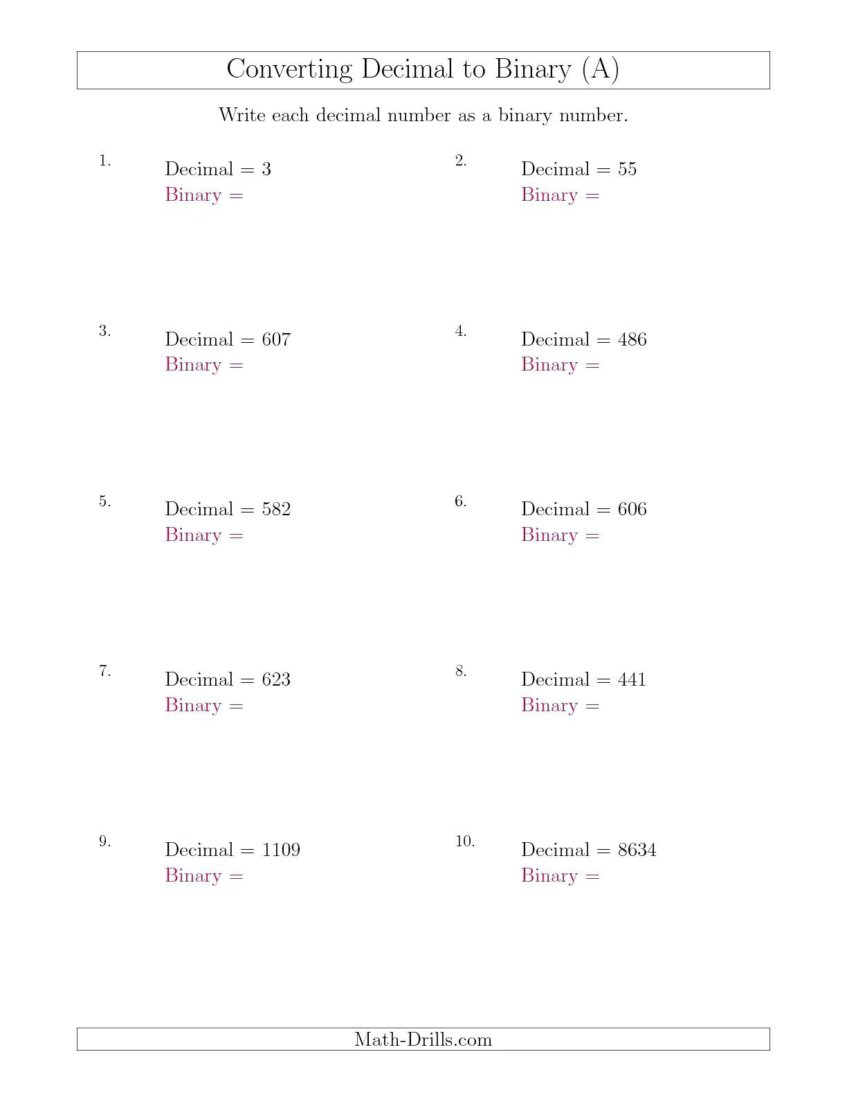 Repeating Decimals to Fractions Worksheet Decimals and Fractions Worksheets Converting Recurring