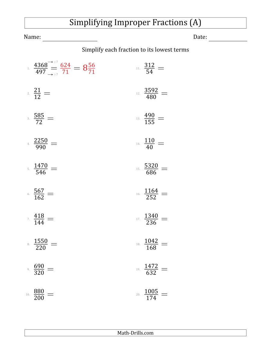 Repeating Decimals to Fractions Worksheet How Do You Write A Ratio as A Fraction In Lowest Terms Worksheet