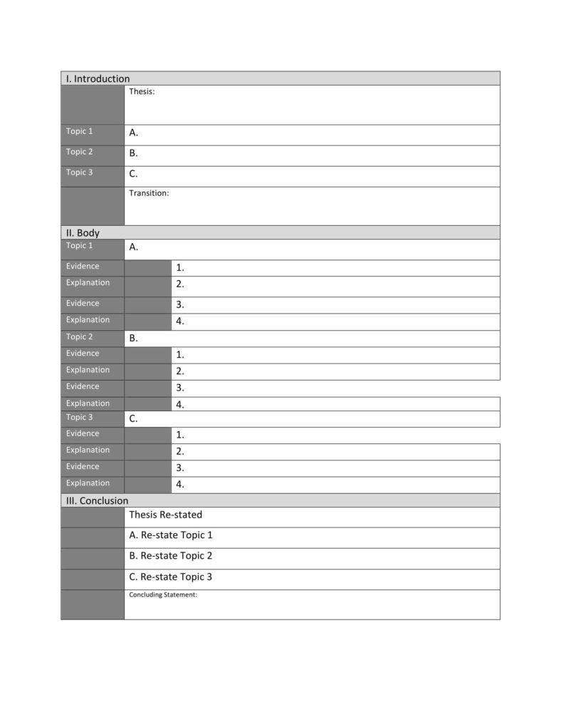 Rhetorical Analysis Outline Worksheet 9 Argumentative Essay Outline Templates Pdf