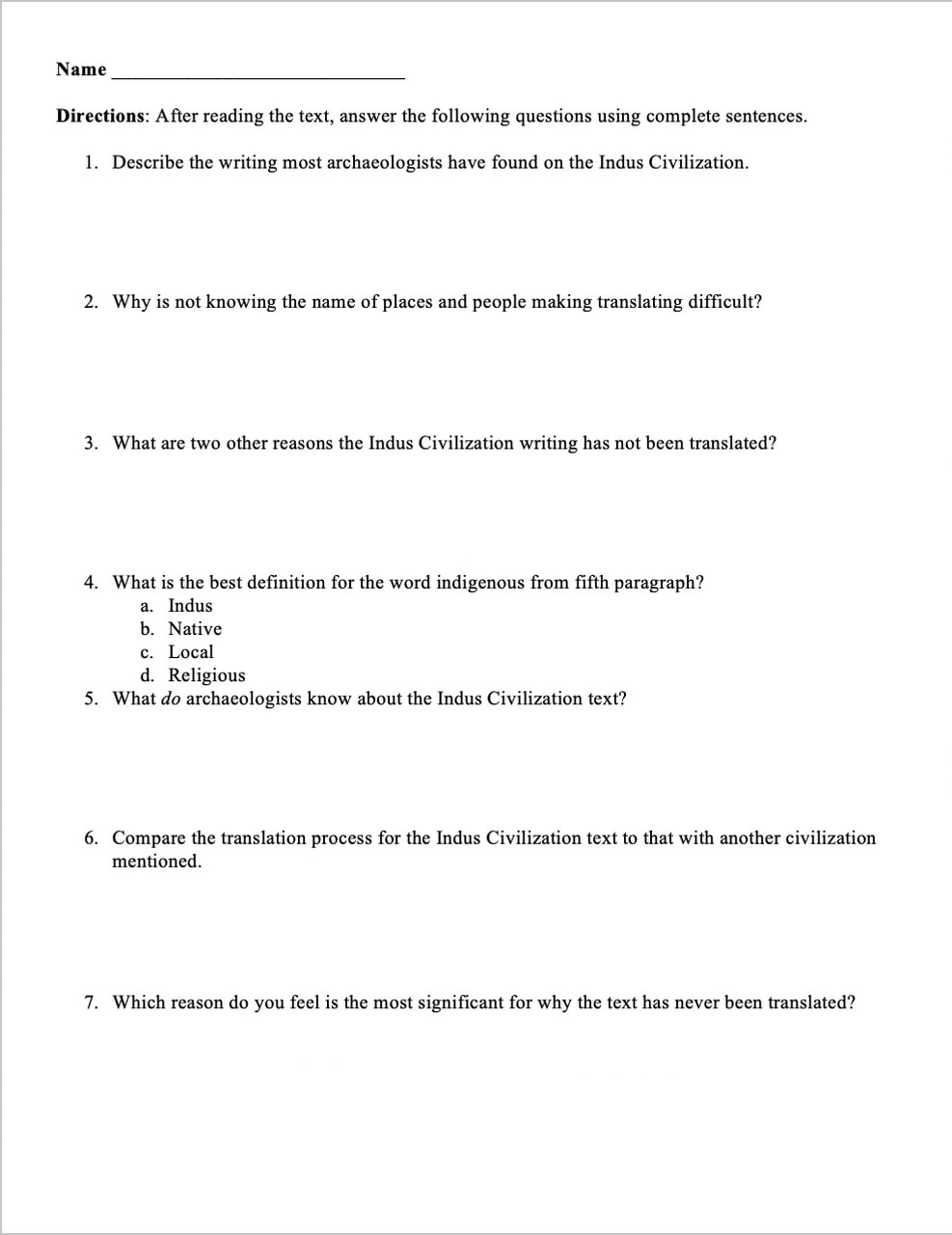 River Valley Civilizations Worksheet Answers Indus River Valley Civilization why their Writing is Not Translated