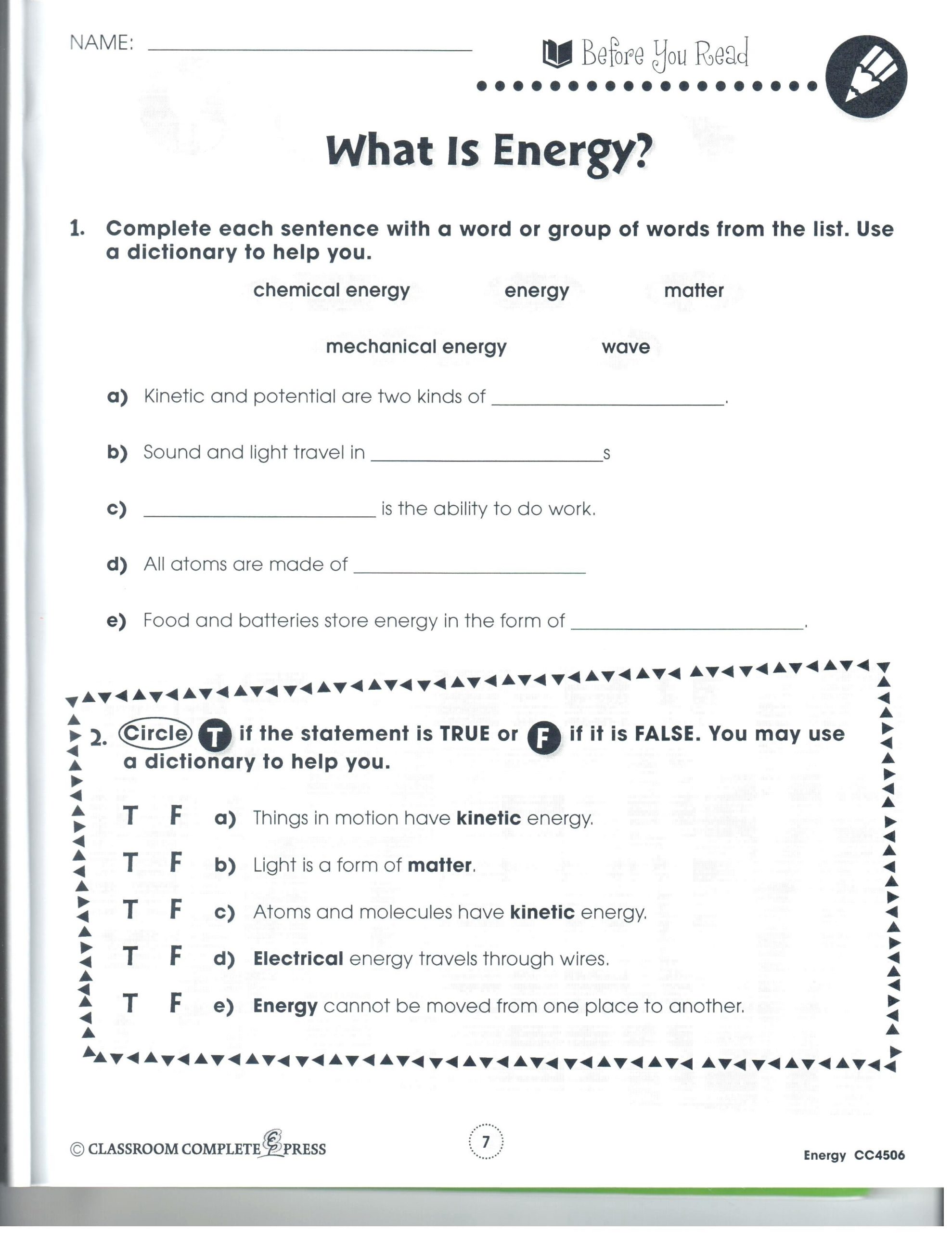 Science Worksheet for 1st Grade 1st Grade Worksheet Science to You 1st Grade Worksheet