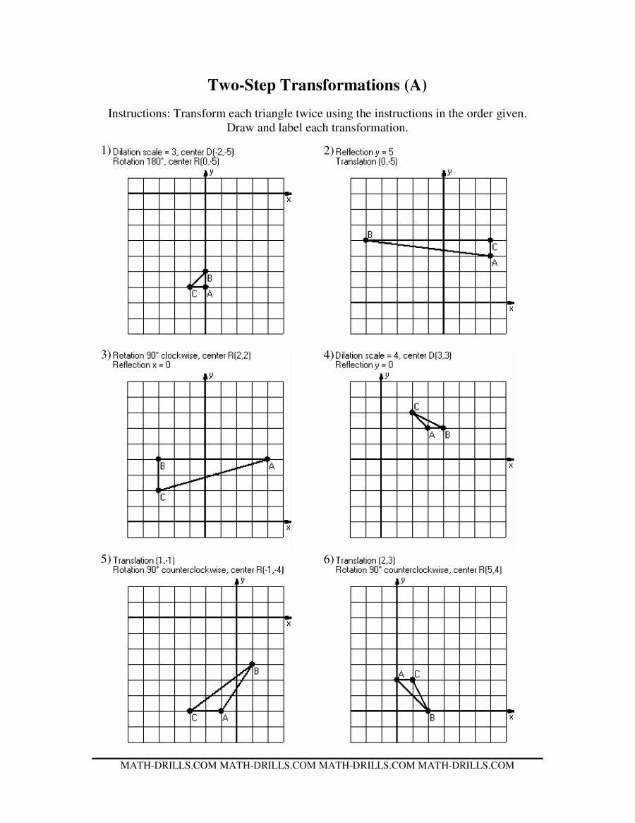 Sequence Of Transformations Worksheet 50 Sequence Transformations Worksheet In 2020
