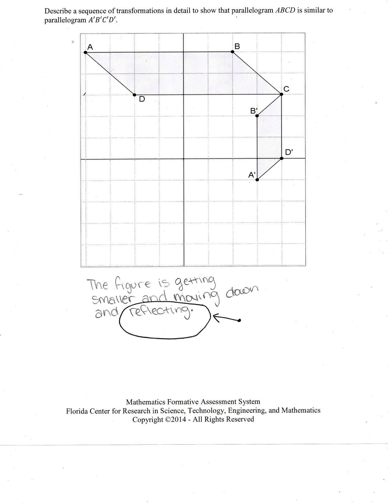 Sequence Of Transformations Worksheet Describing Transformations Worksheet