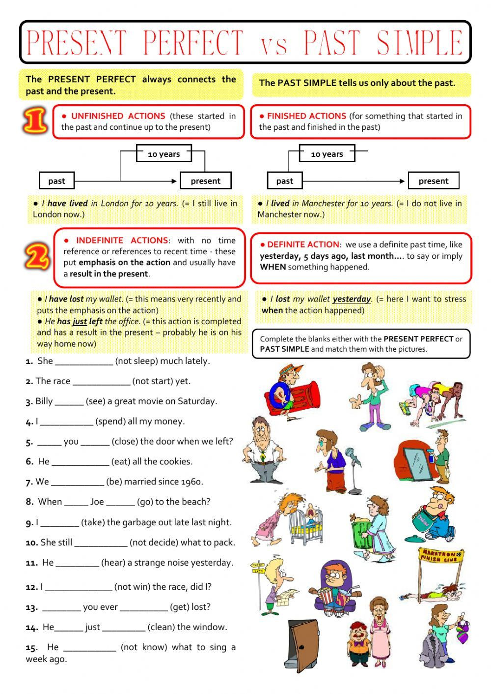 Simple Probability Worksheet Pdf Past Simple Interactive and Able Worksheet You Can