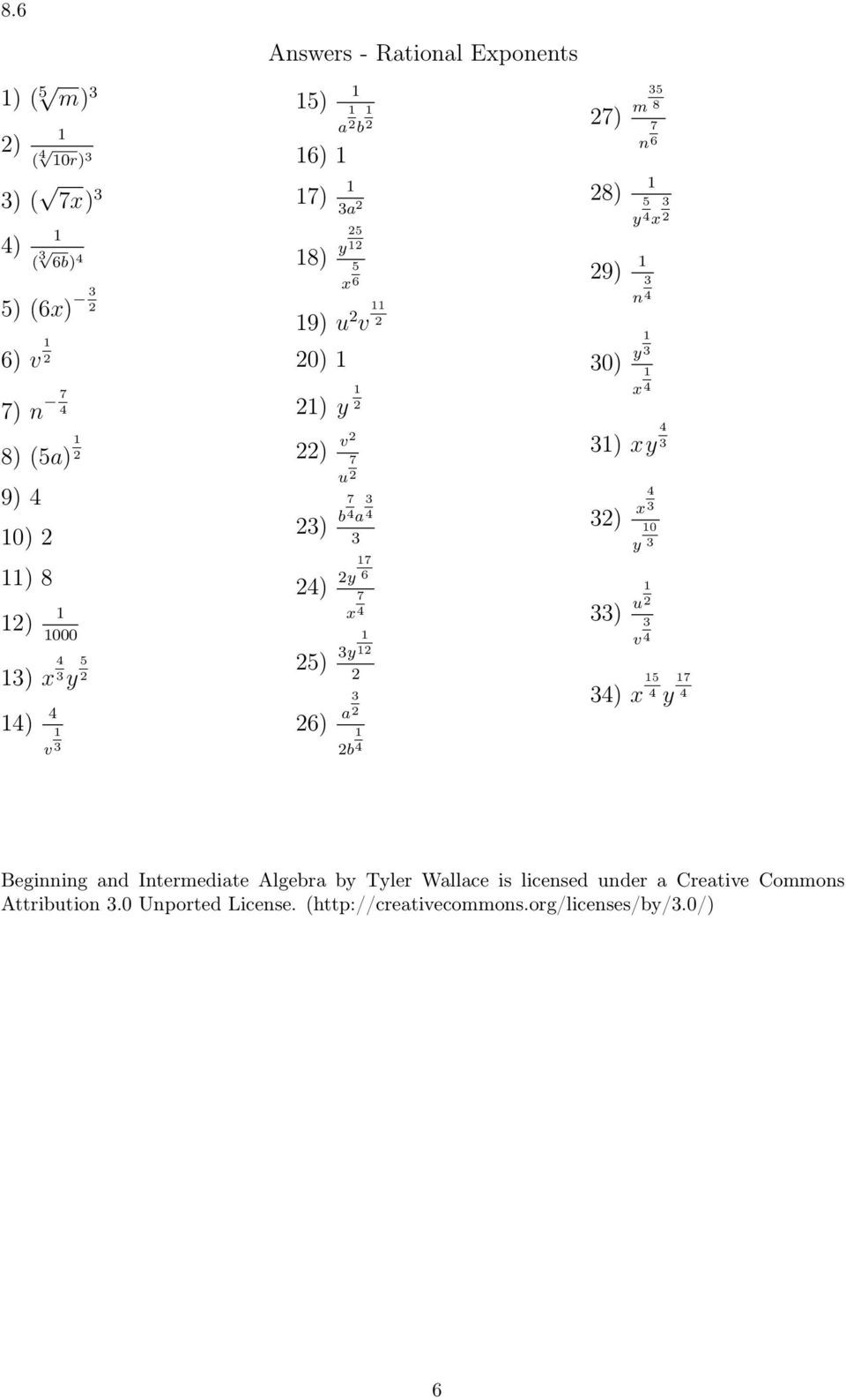 Simplifying Rational Exponents Worksheet Radicals Rational Exponents Pdf Free Download