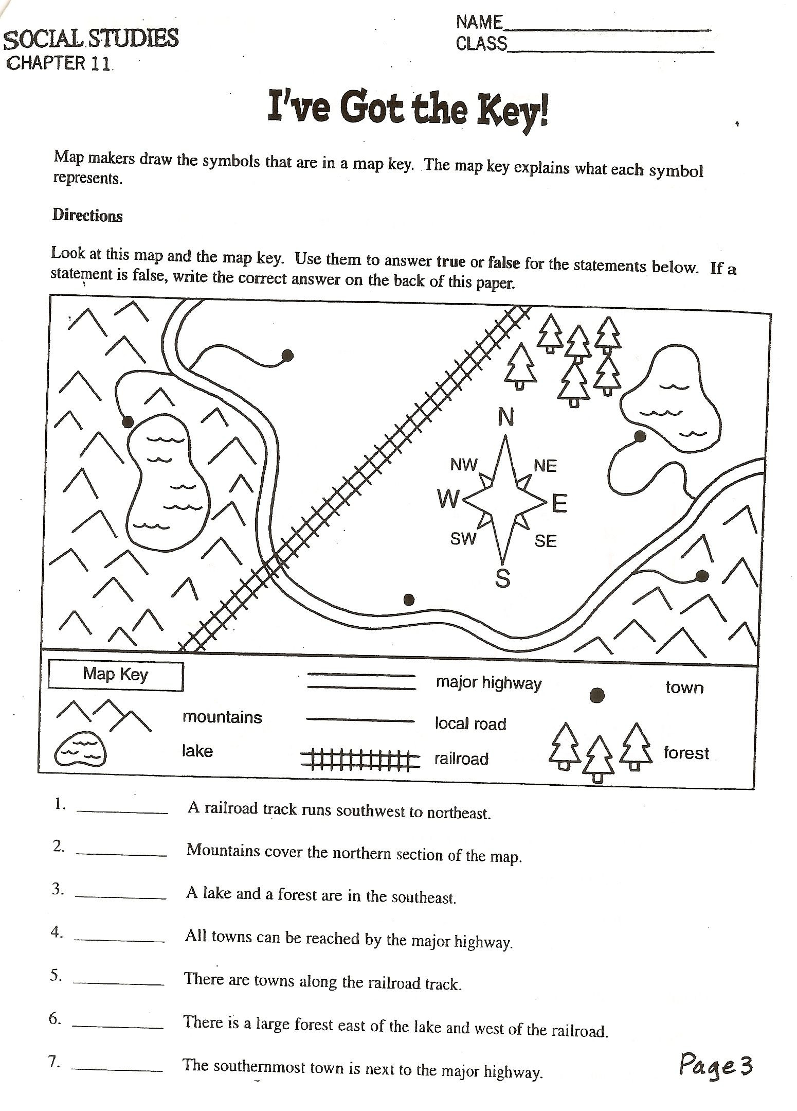 Skills Worksheet Concept Mapping social Stu S Skills with Worksheets Free Map