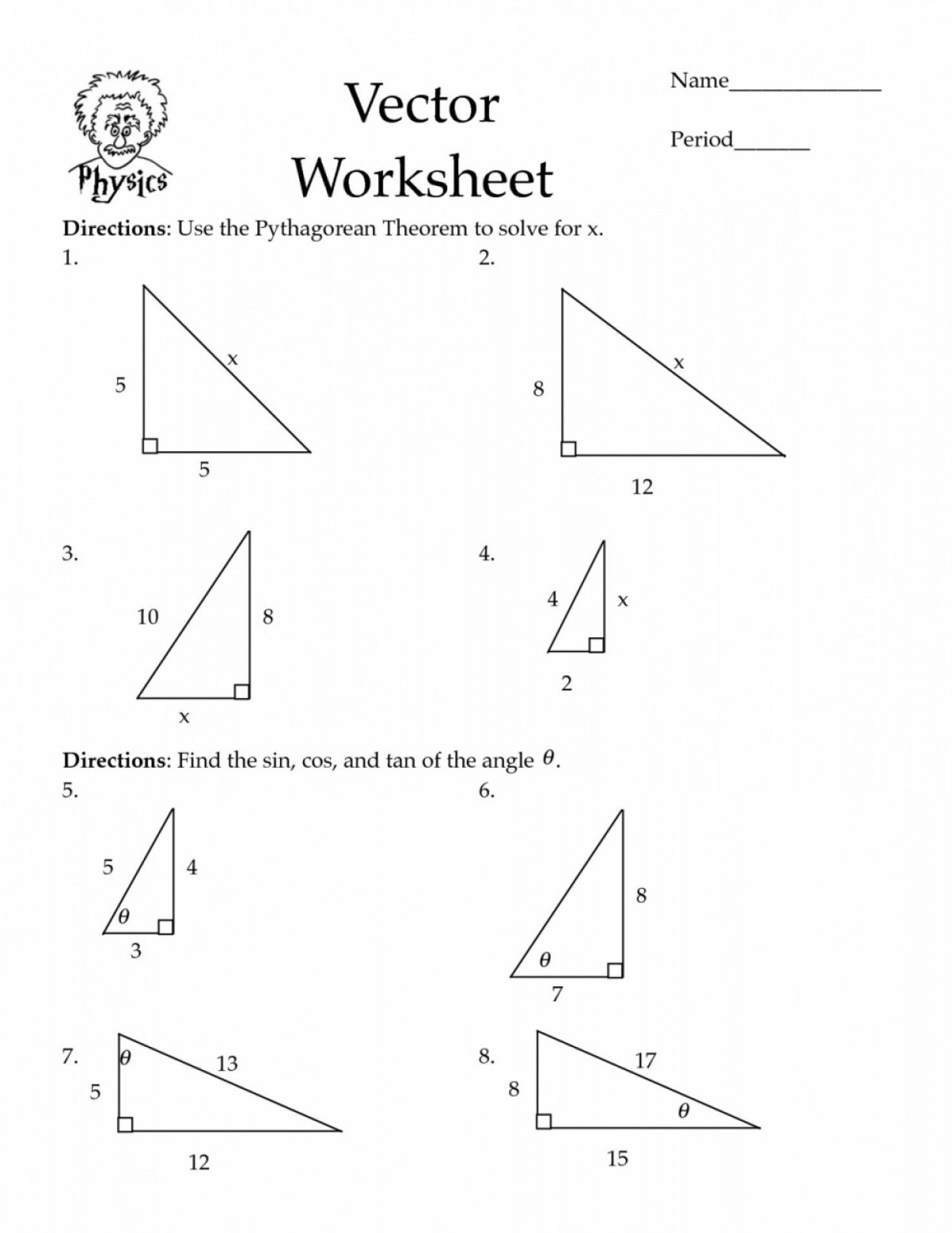 Soh Cah toa Worksheet 40 Innovative Pythagorean theorem Worksheet for You