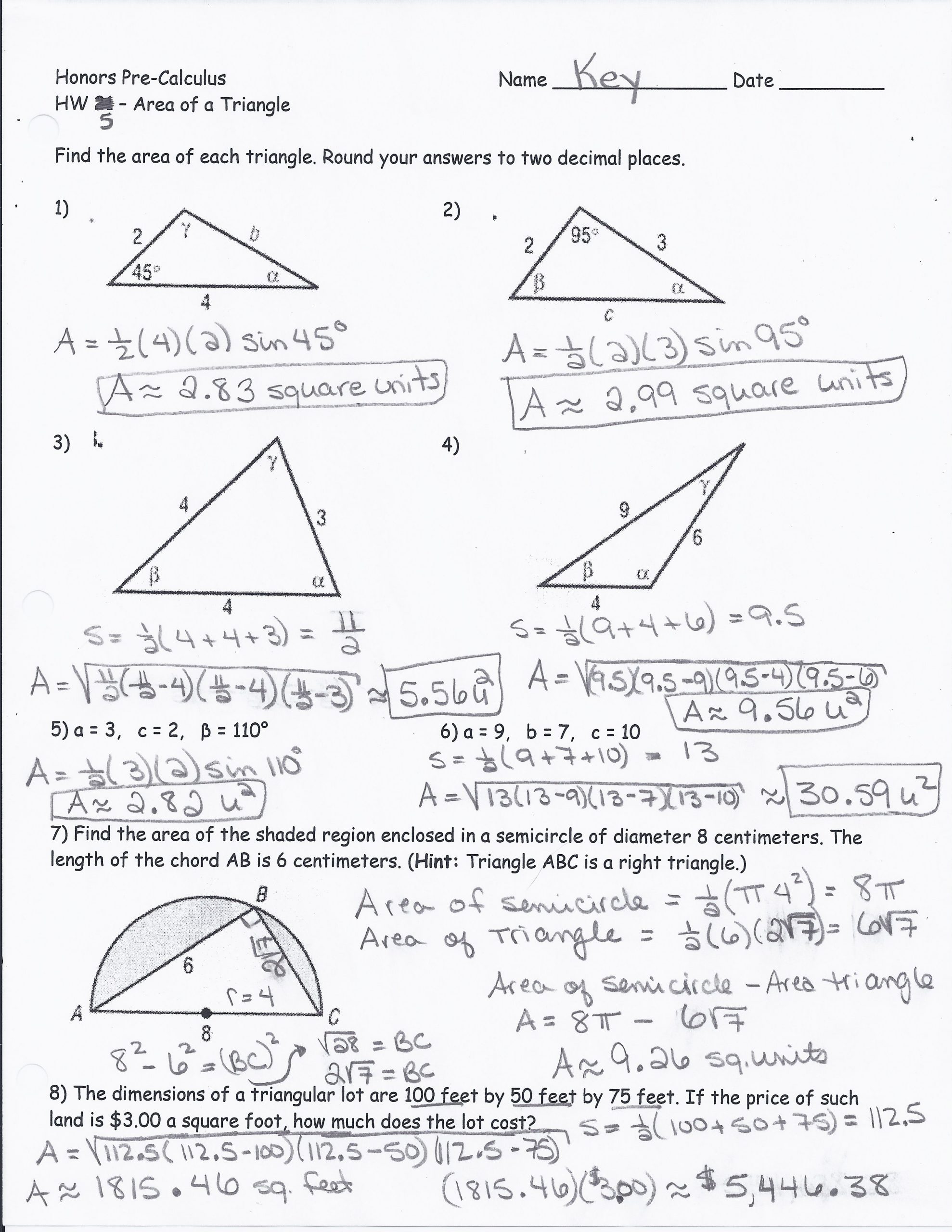 Soh Cah toa Worksheet Unit 3 Right Triangle Trig Law Of Sines and Cosines Mrs