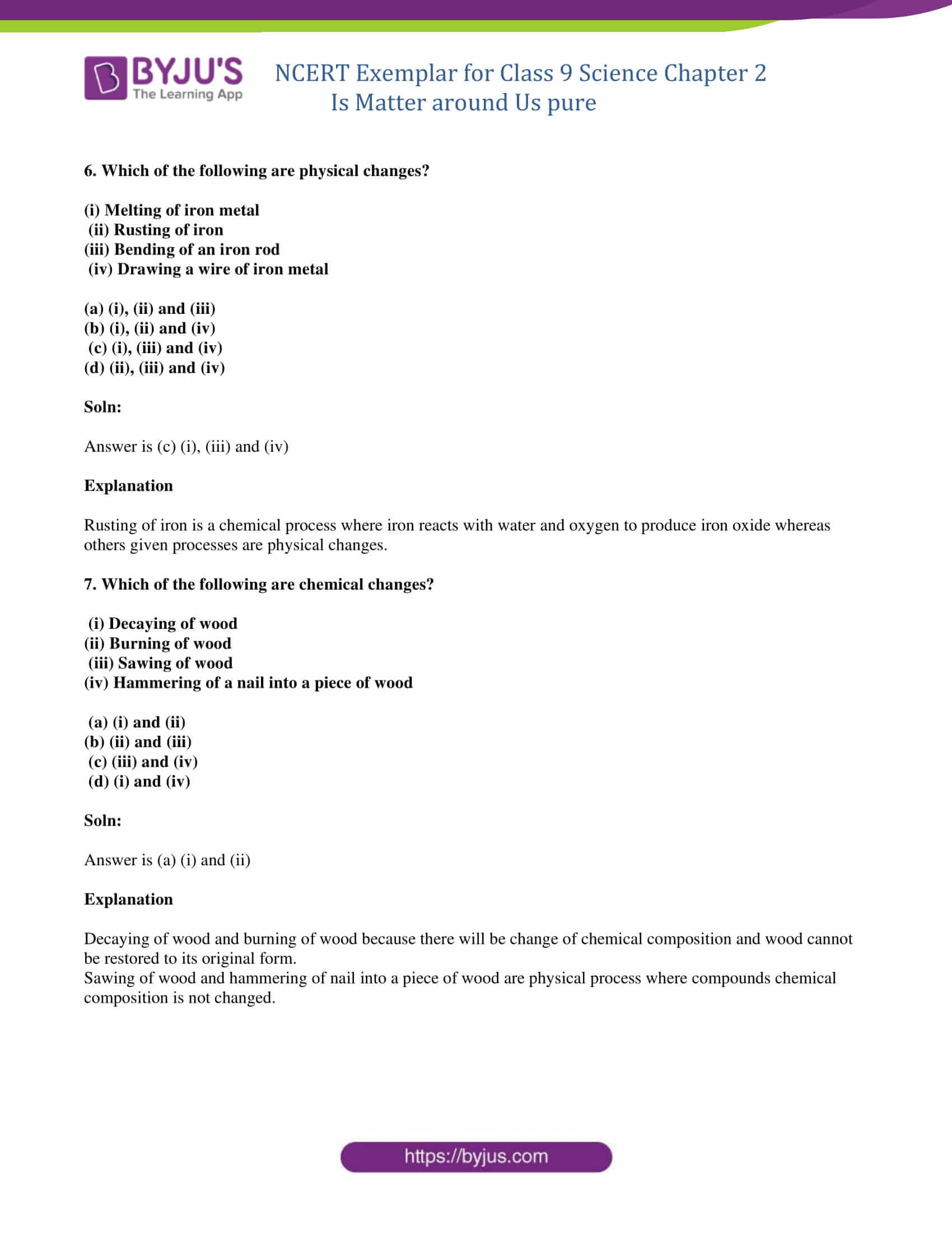 Solutions Colloids and Suspensions Worksheet Ncert Exemplar Class 9 Science solutions Chapter 2 is