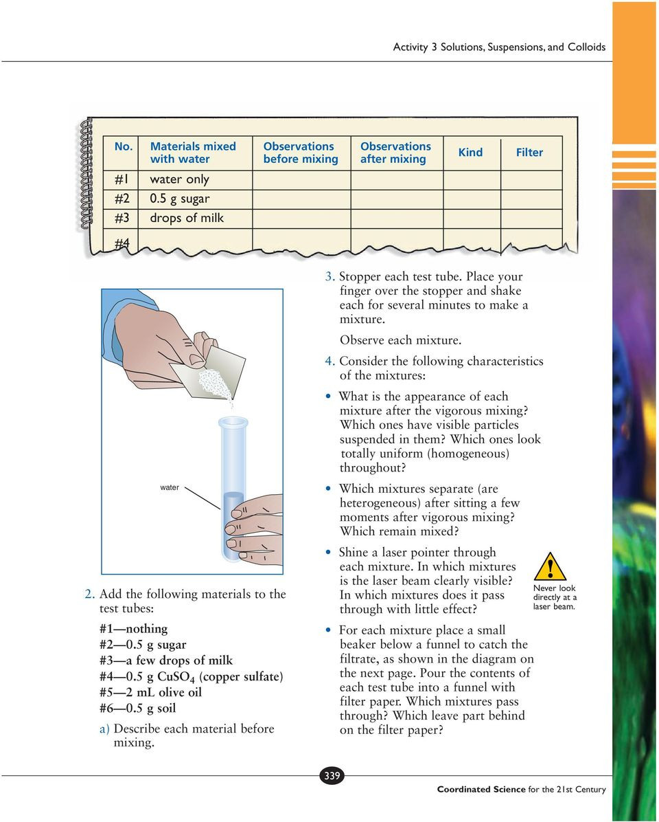Solutions Colloids and Suspensions Worksheet solutions Suspensions and Colloids Pdf Free Download