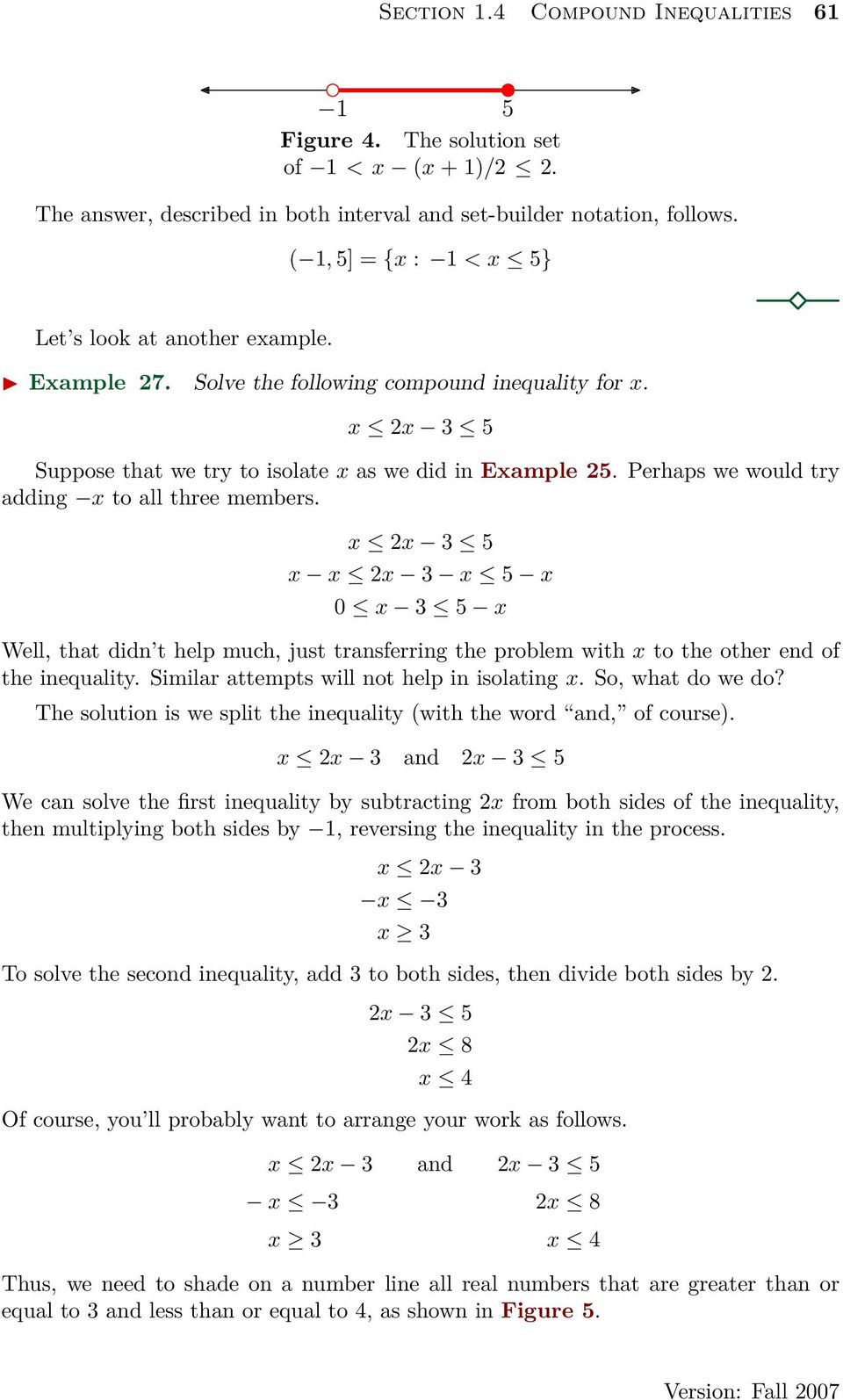 Solving Compound Inequalities Worksheet 1 4 Pound Inequalities Pdf Free Download