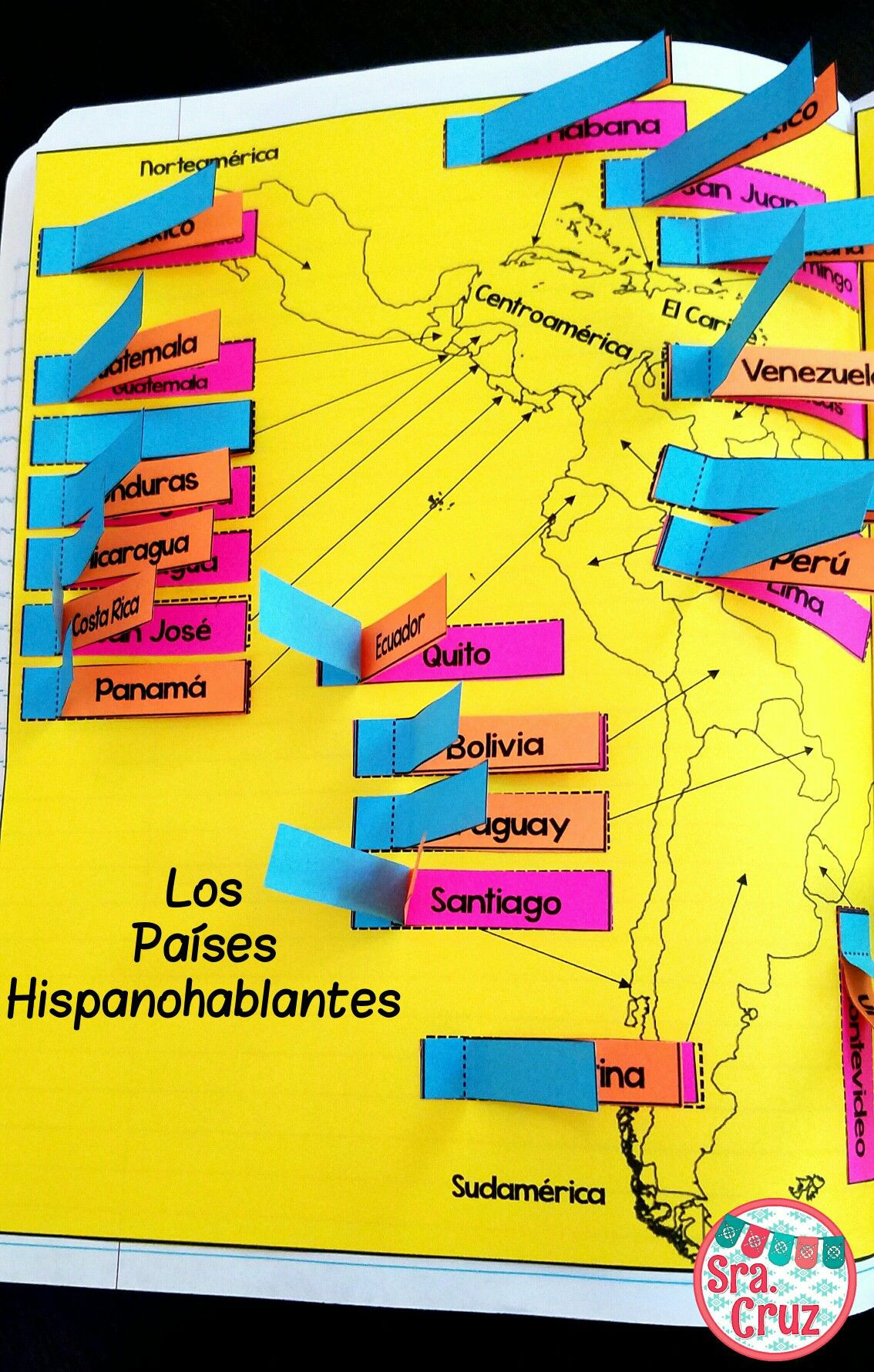 Spanish Speaking Countries Map Worksheet 60 Best Spanish Speaking Countries Images