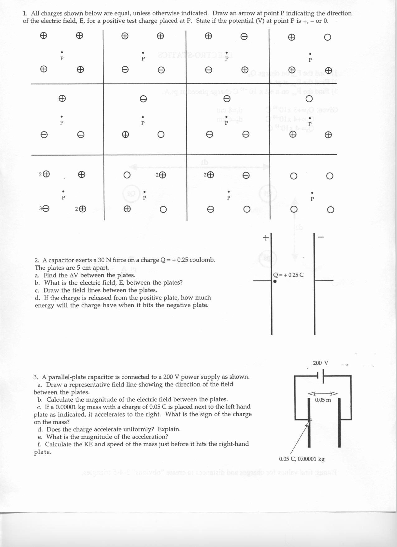 Static Electricity Worksheet Answers 50 Static Electricity Worksheet Answers In 2020