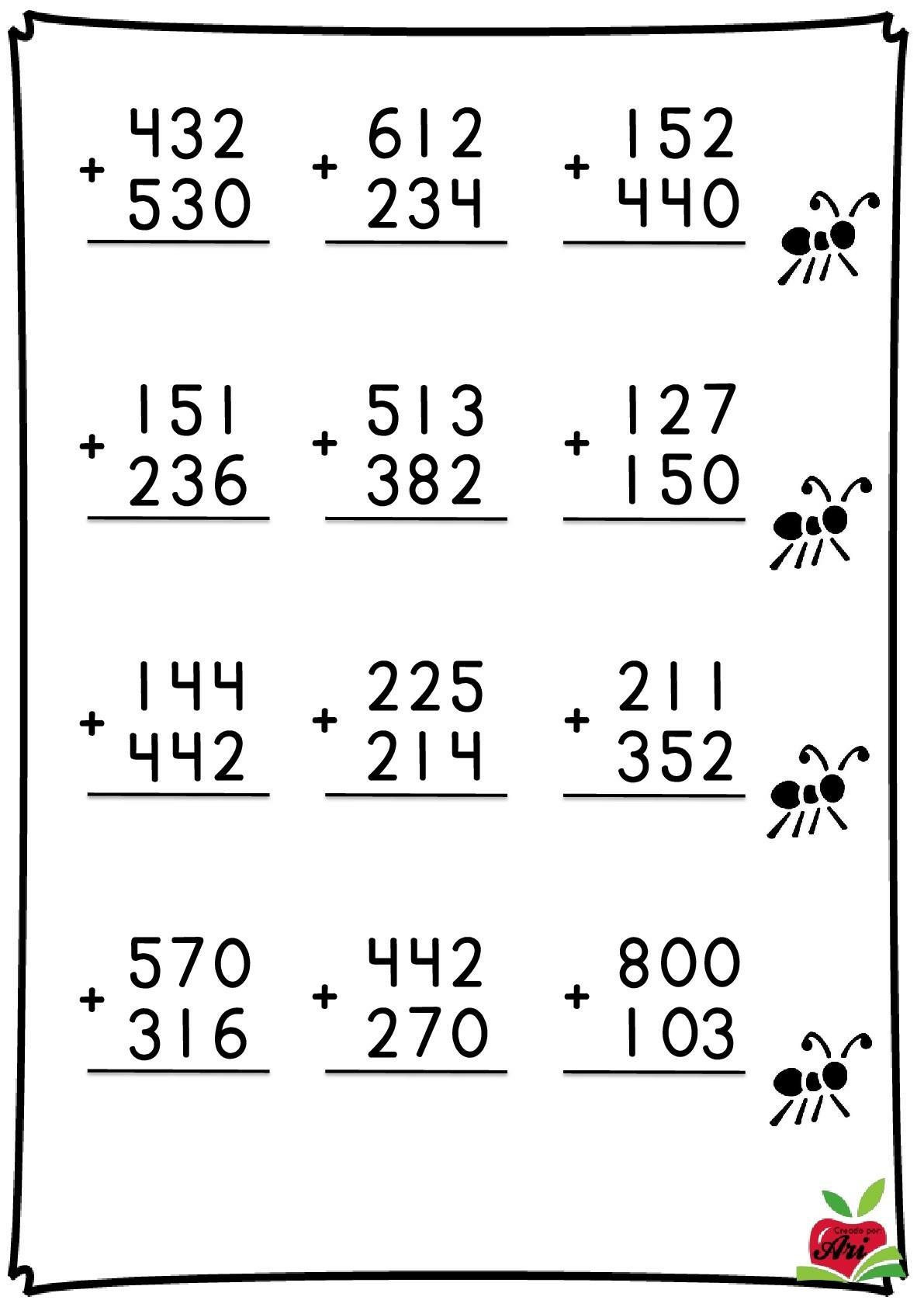 Subtracting Across Zero Worksheet 3 Free Math Worksheets Third Grade 3 Subtraction Subtract