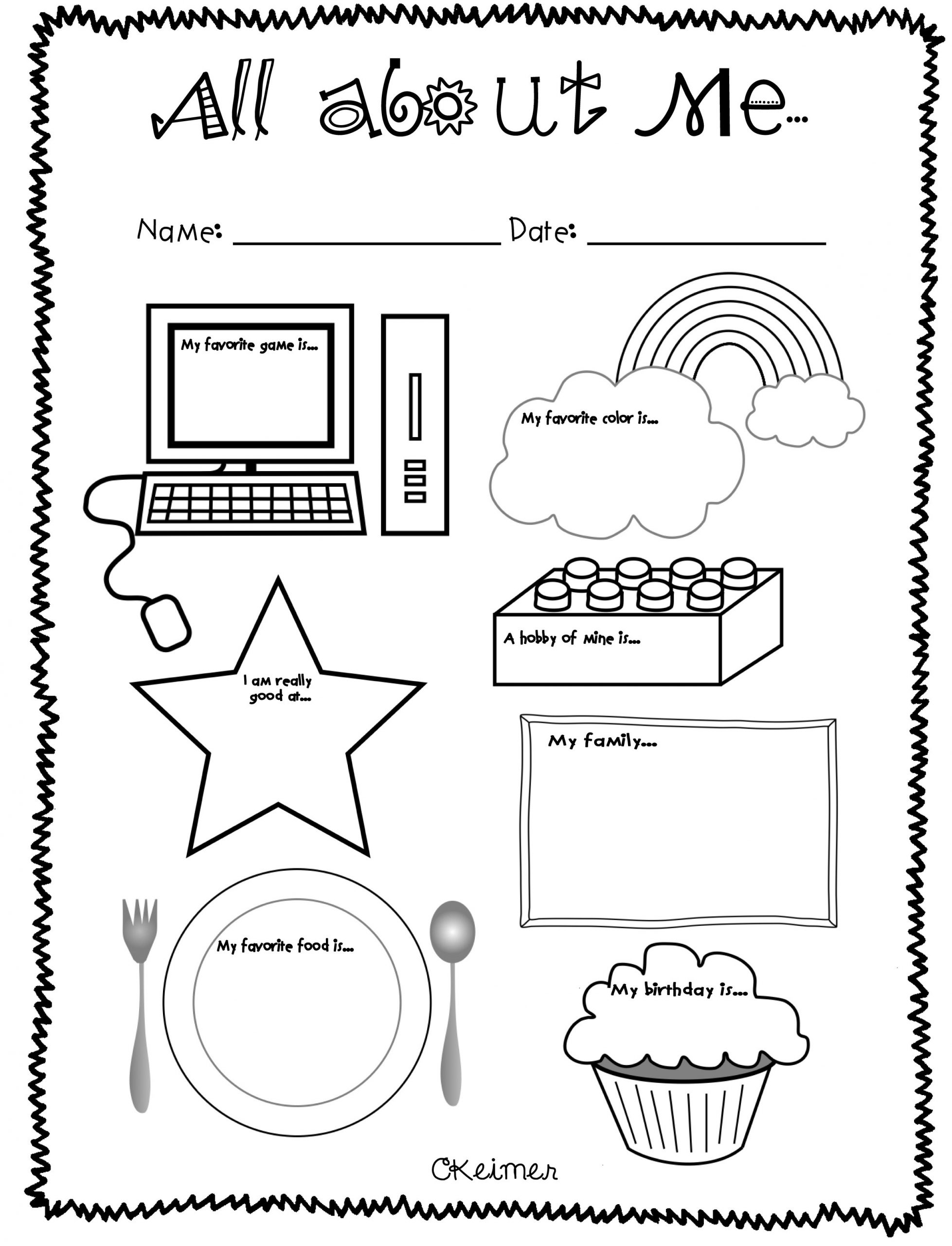 Text to Self Connections Worksheet Text to Self Printable Worksheets
