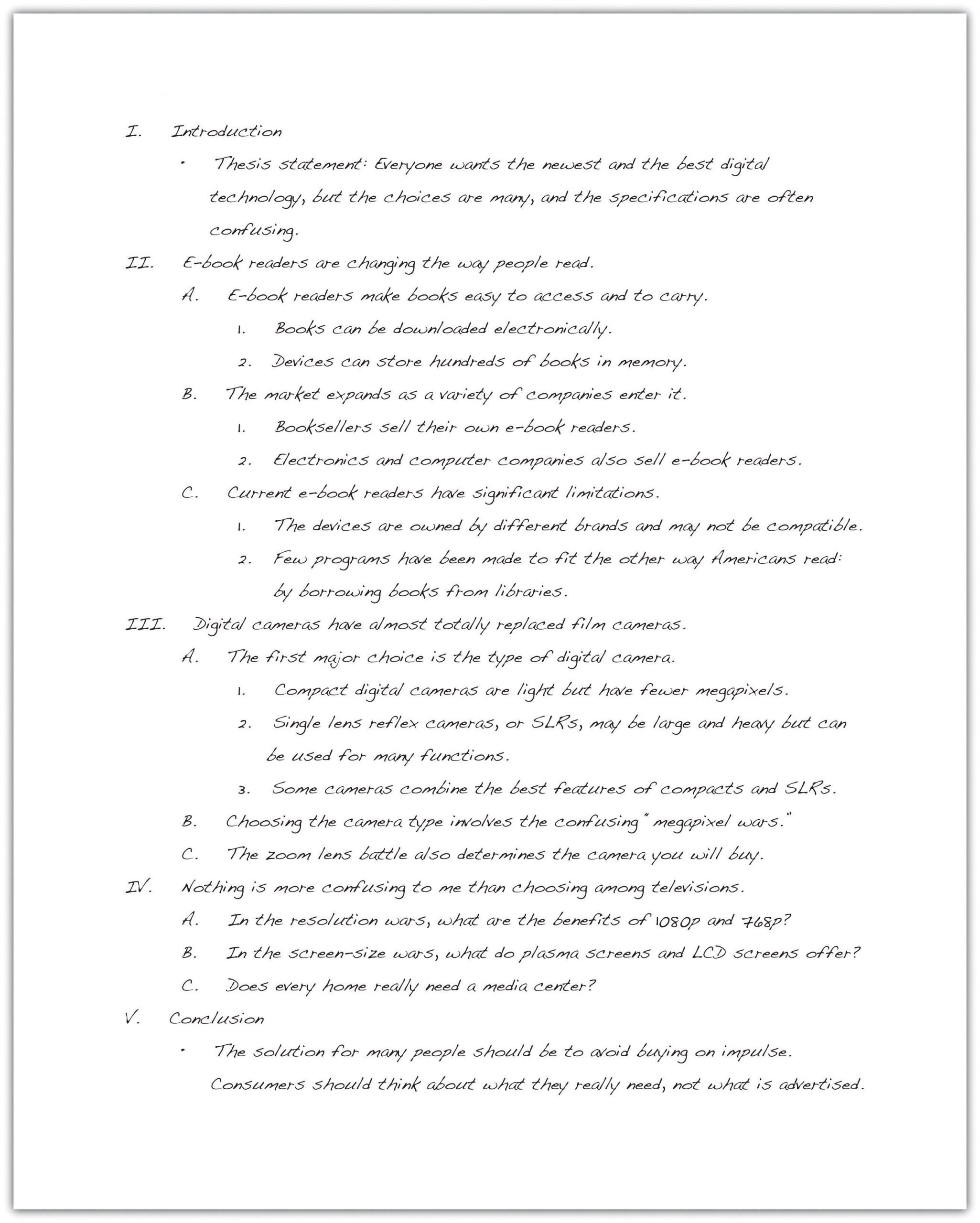 Thesis Statement Practice Worksheet 8 2 Outlining – Writing for Success