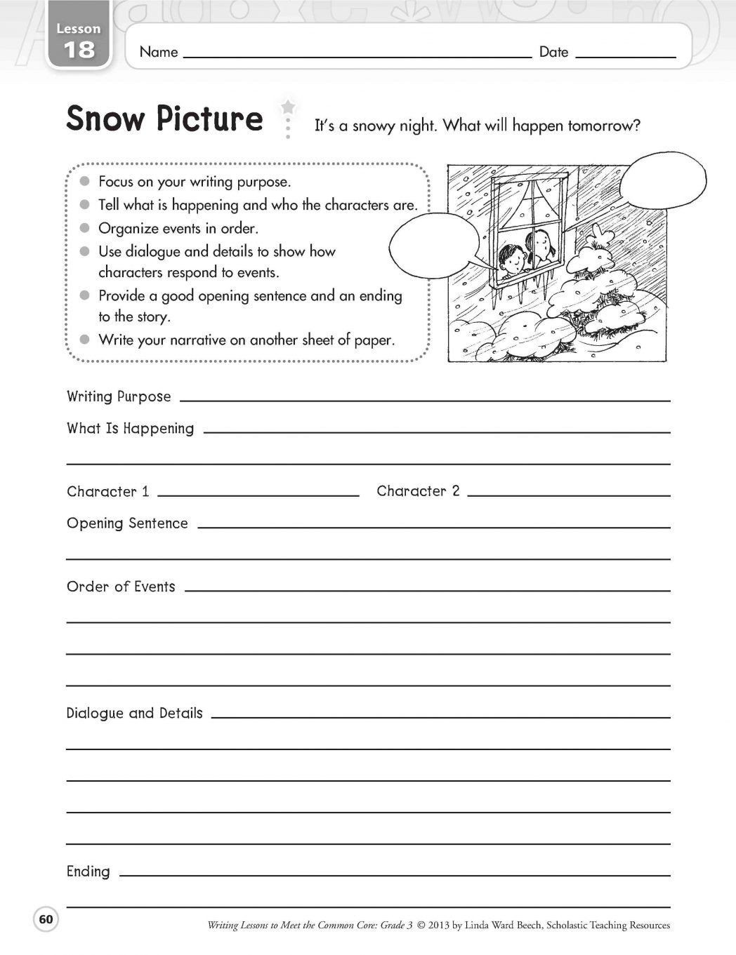 Third Grade Writing Worksheet Pin On Grade 1 Worksheets Free Printable