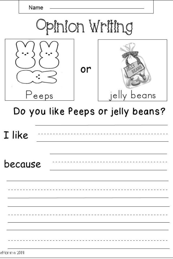 Third Grade Writing Worksheet Spring Opinion Writing Worksheets Kindermomma