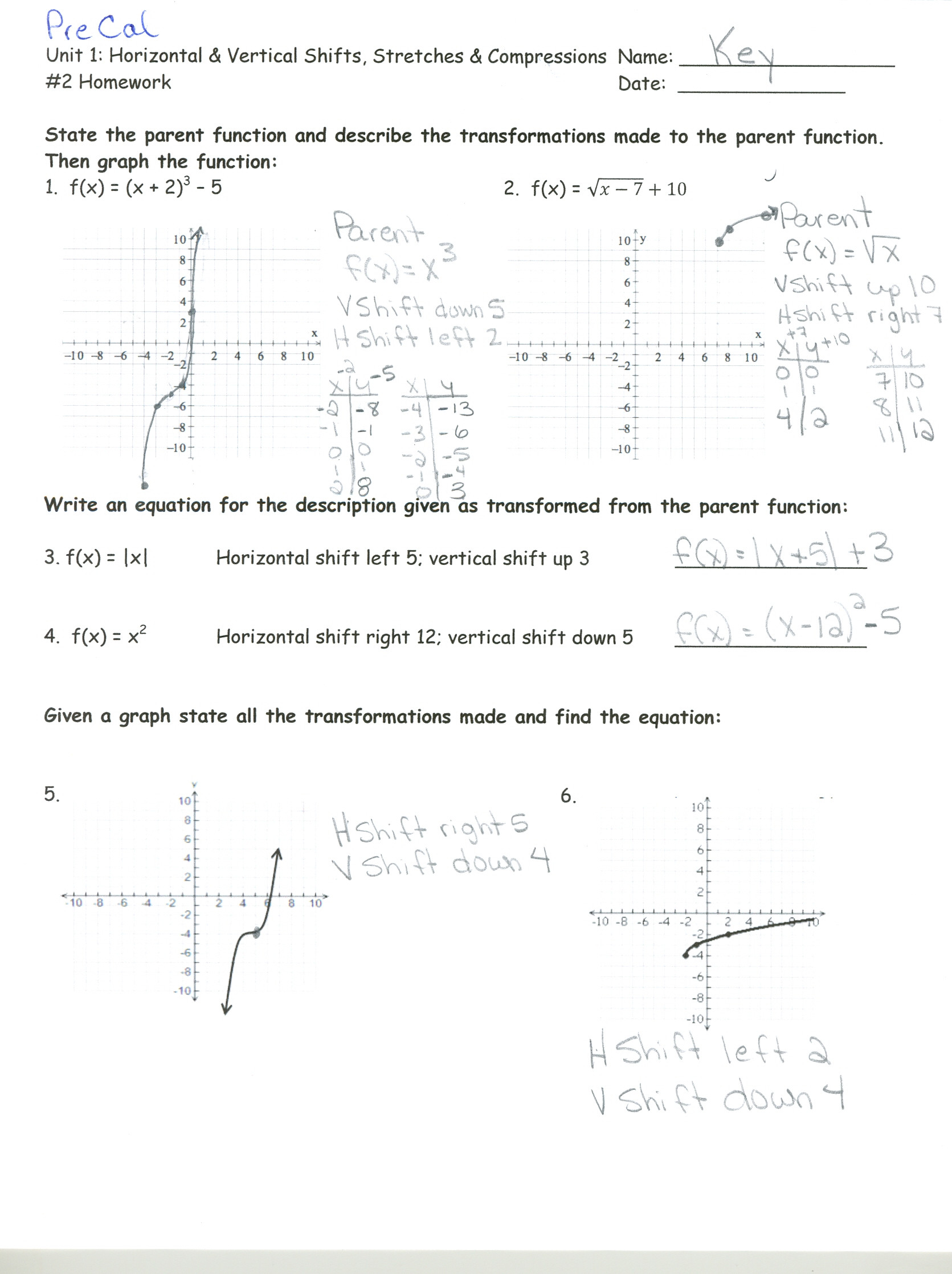 Transformations Of Functions Worksheet Functions Transformations Homework Help Logic Homework Help