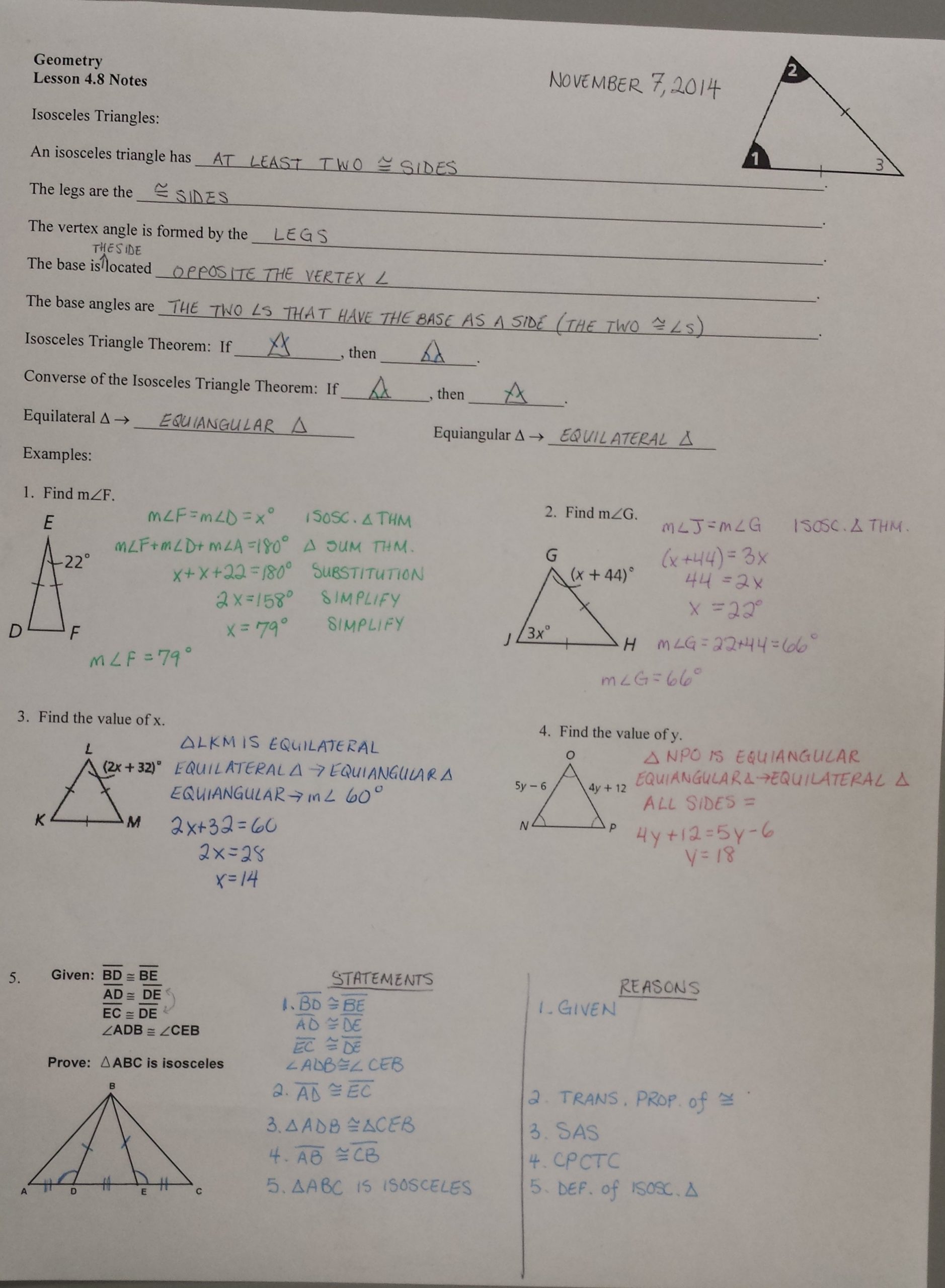 Triangle Congruence Practice Worksheet Mrs Garnet Mrs Garnet at Pvphs
