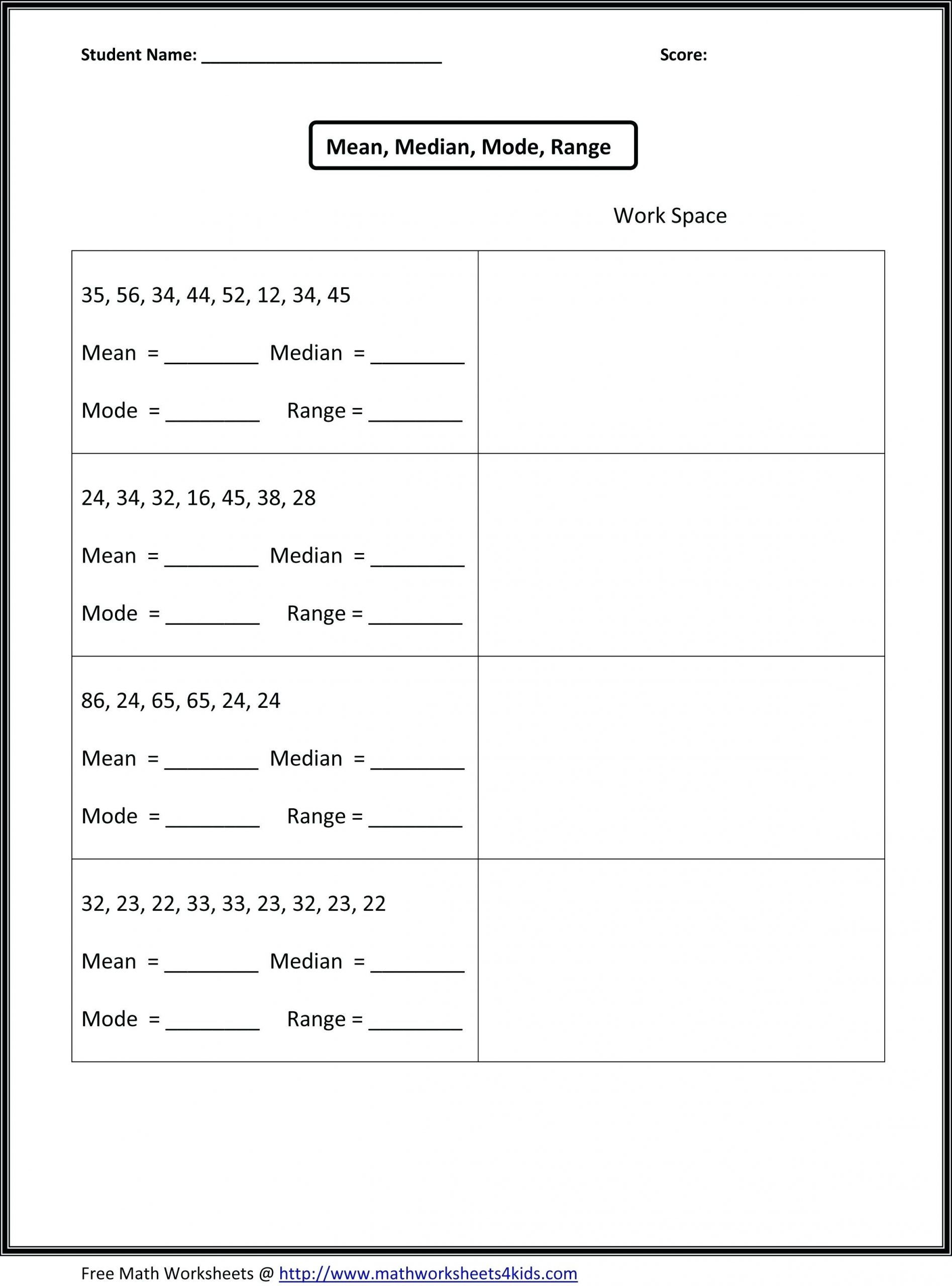 Two Way Frequency Table Worksheet Interpreting Tally Table Worksheet
