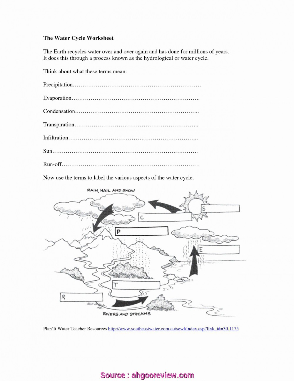 Water Cycle Worksheet Middle School 25 Water Cycle Worksheet Middle School Worksheet Resource
