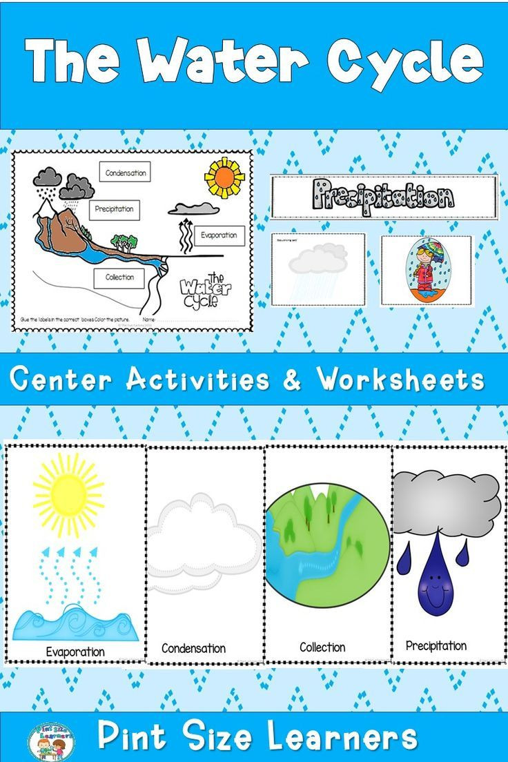 Water Cycle Worksheet Middle School This Water Cycle Unit for First and Second Grade Students