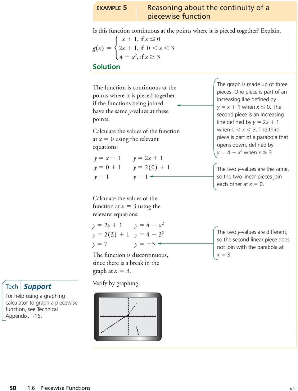 Worksheet Piecewise Functions Answer Key 1 6 Piecewise Functions Learn About the Math Representing