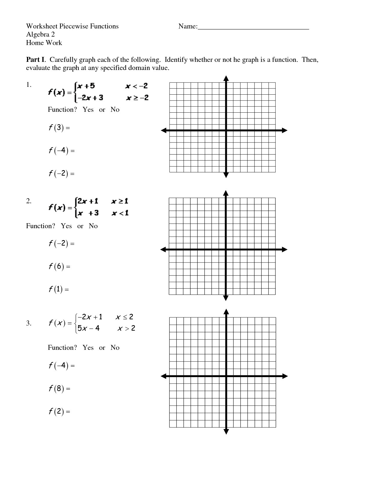 Worksheet Piecewise Functions Answer Key Discovery Education Worksheet Answers