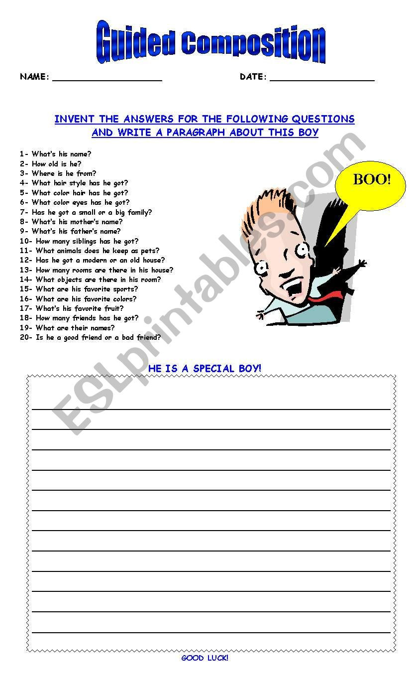 Writing Two Step Equations Worksheet Guided Position Boy Esl Worksheet by Anirbas Worksheets