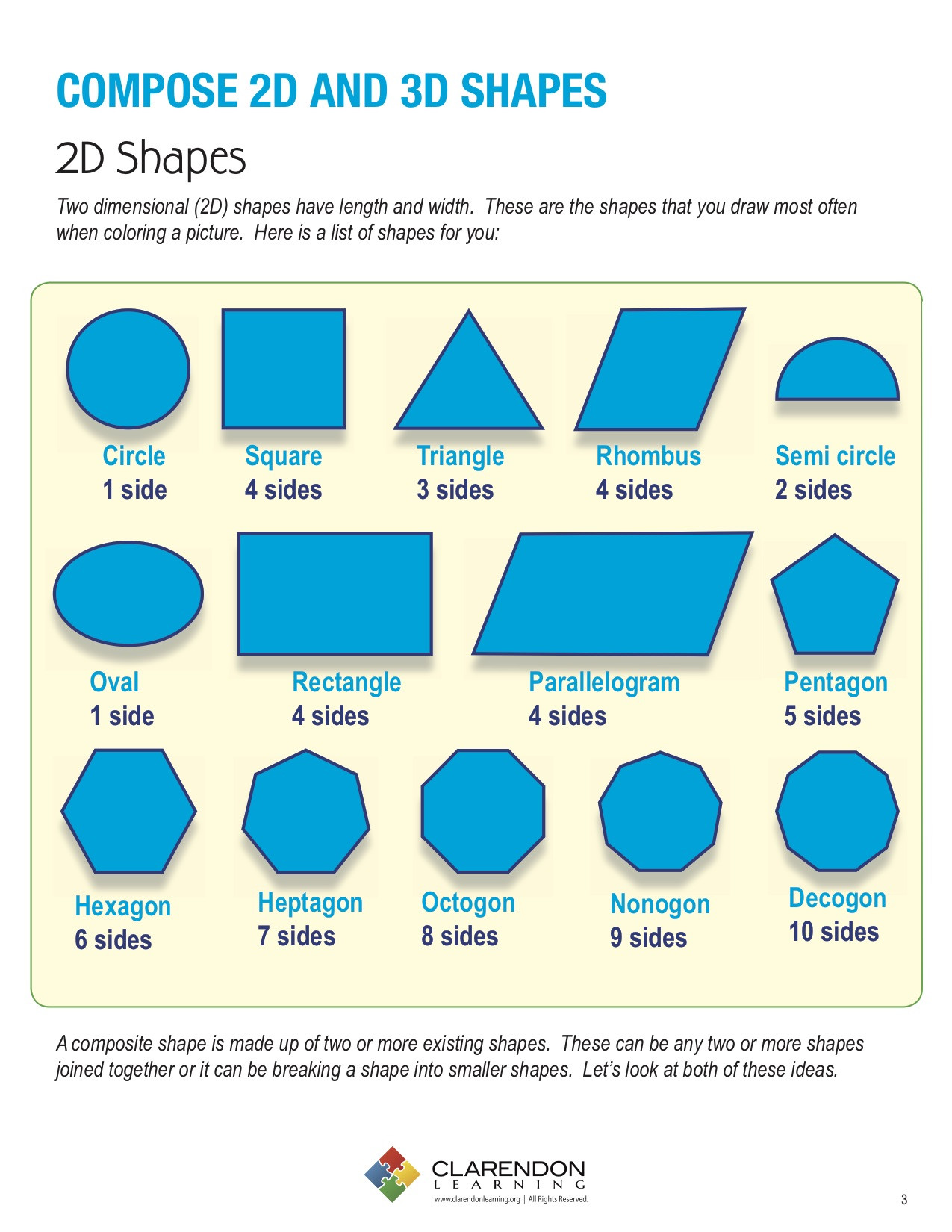 2 Dimensional Shapes Worksheet Pose 2d and 3d Shapes