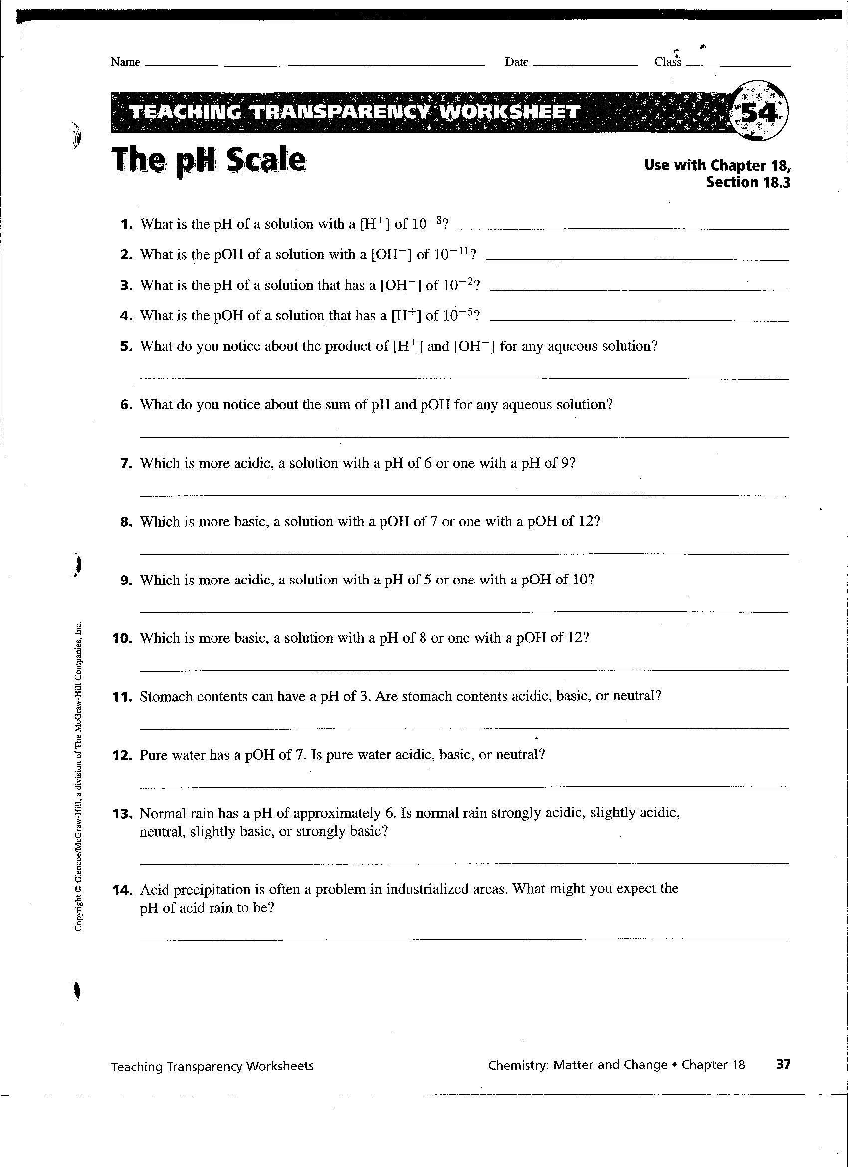 Acid and Bases Worksheet Answers Pin On Printable Worksheet Answer Key