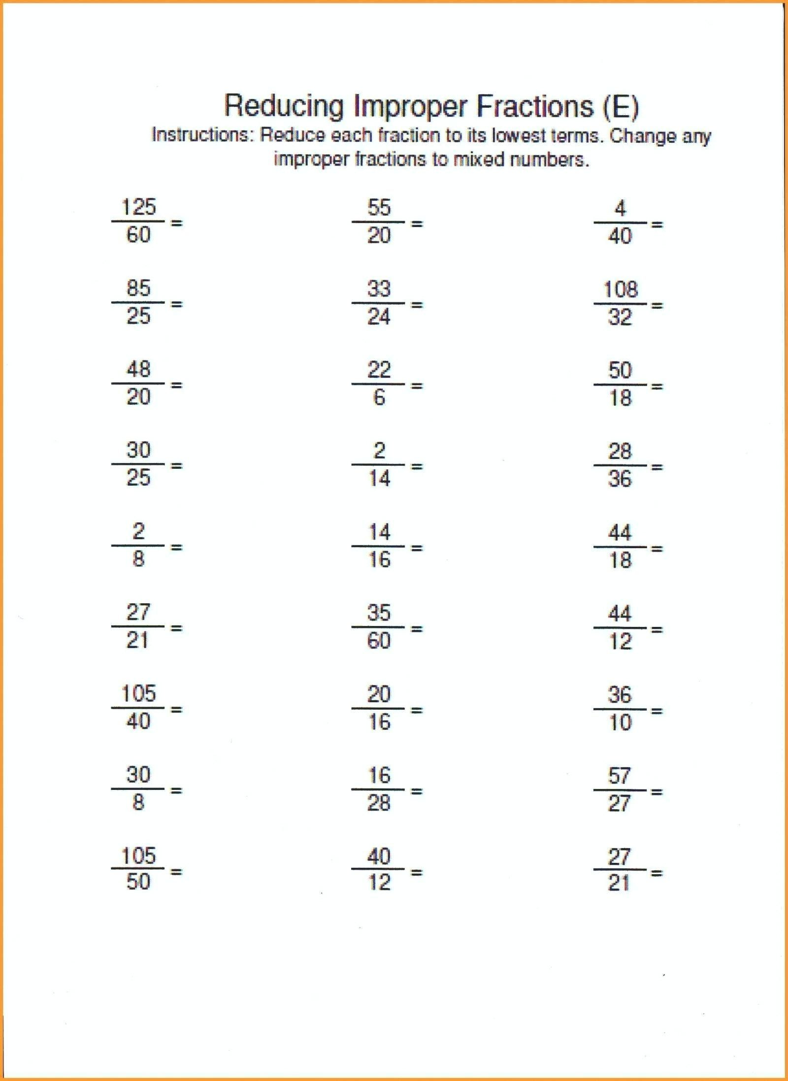 Adding Mixed Numbers Worksheet Adding Fractions Worksheets Mixed Number Fraction to Decimal