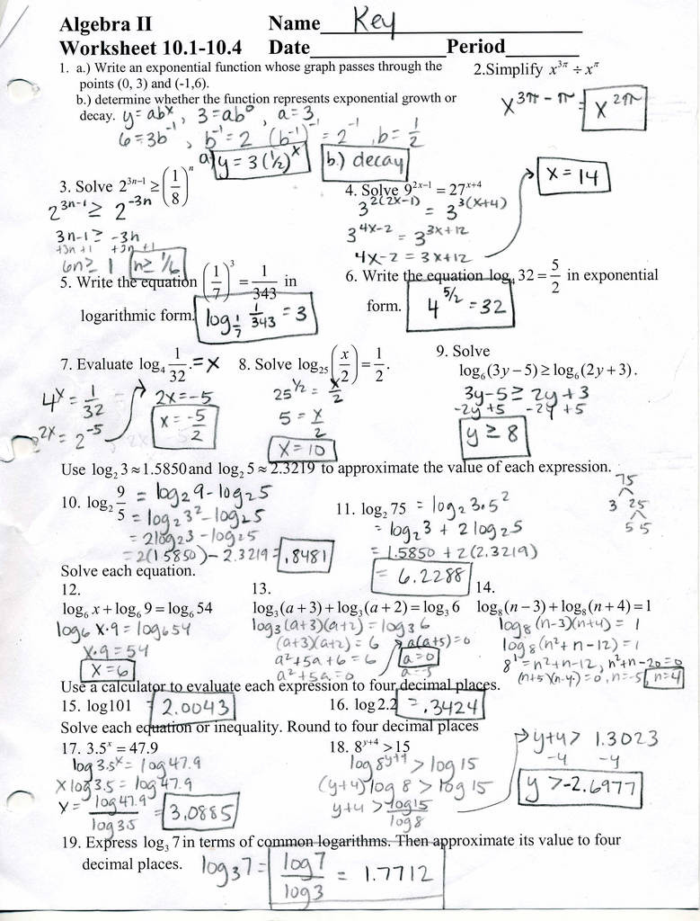 Algebra 2 Worksheet Pdf Glencoe Geometry Chapter 2 Test form 2c Answers Unique Math