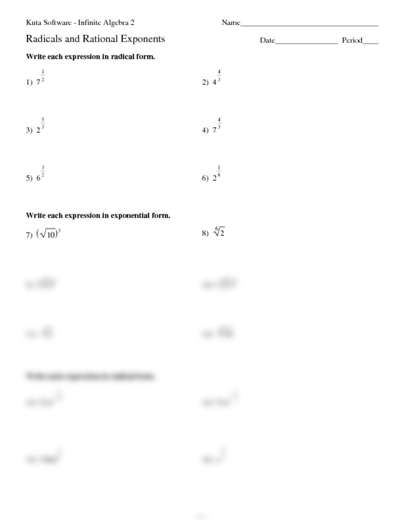Algebra 2 Worksheet Pdf Simplifying Radicals Worksheet Page 94