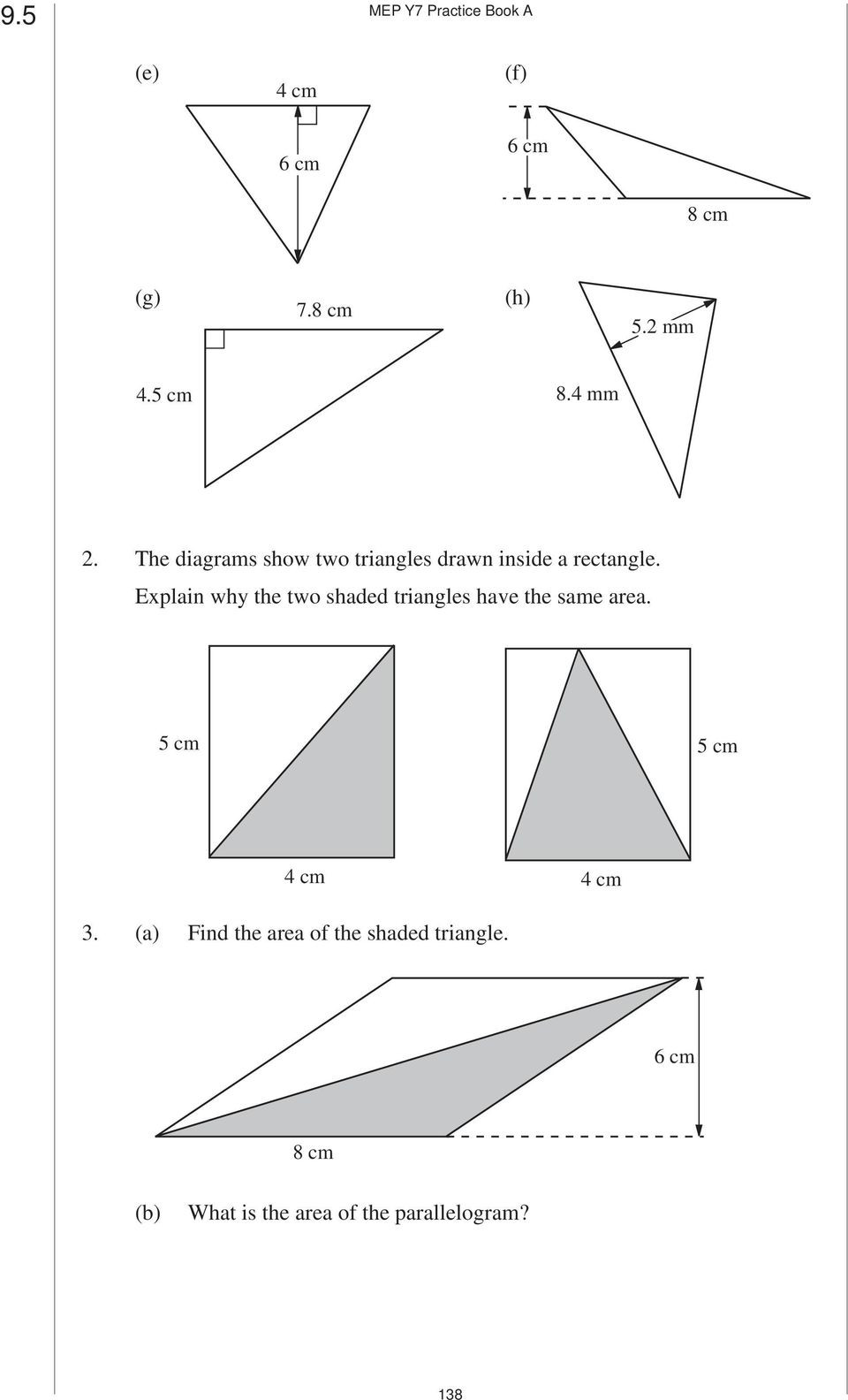 Area Of Shaded Region Worksheet 9 areas and Perimeters Pdf Free Download