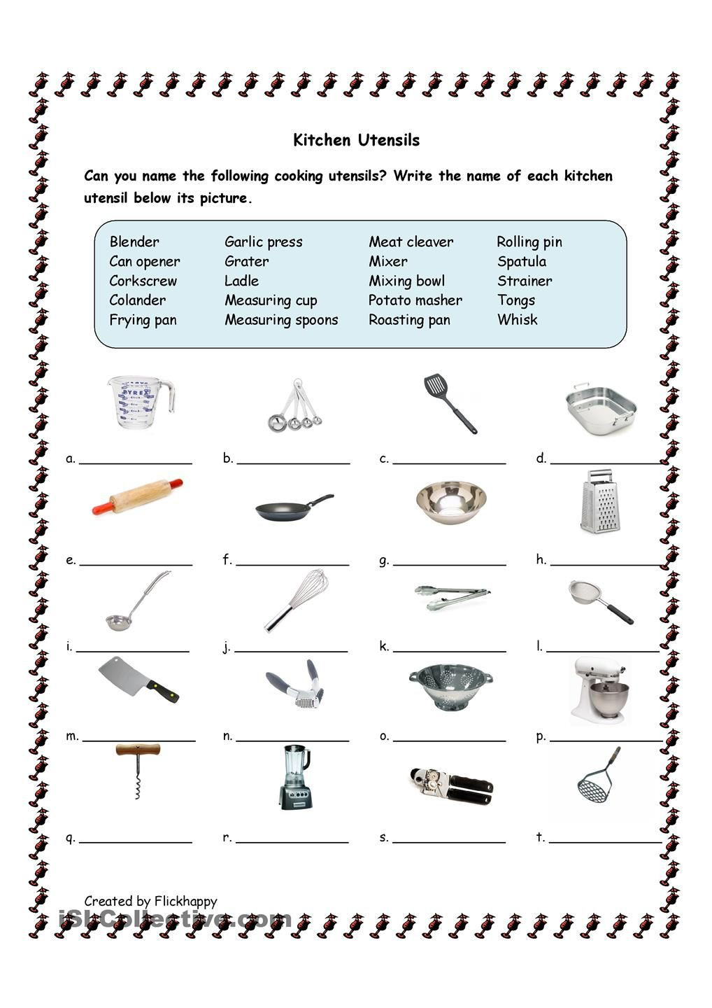 Basic Cooking Terms Worksheet Answers Twitter Pinterest This is A Great Resource for the