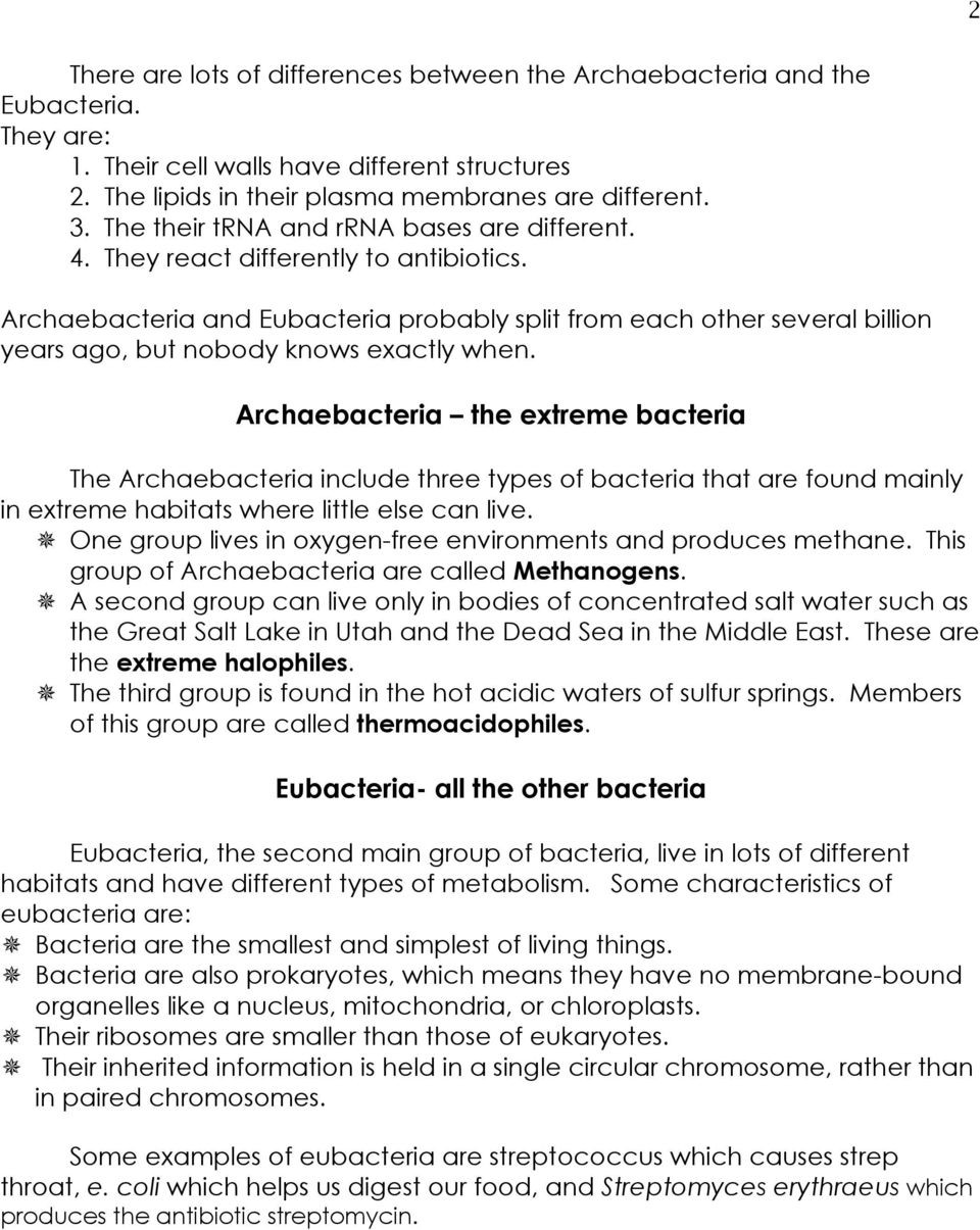 Characteristics Of Bacteria Worksheet Prokaryotes Reading Bacteria Characteristics Of Bacteria