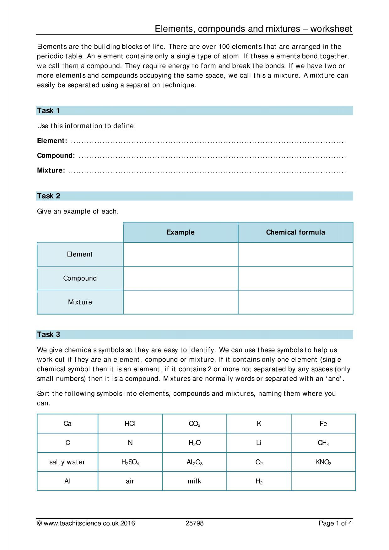 Chemistry atomic Structure Worksheet Ks4 atomic Structure