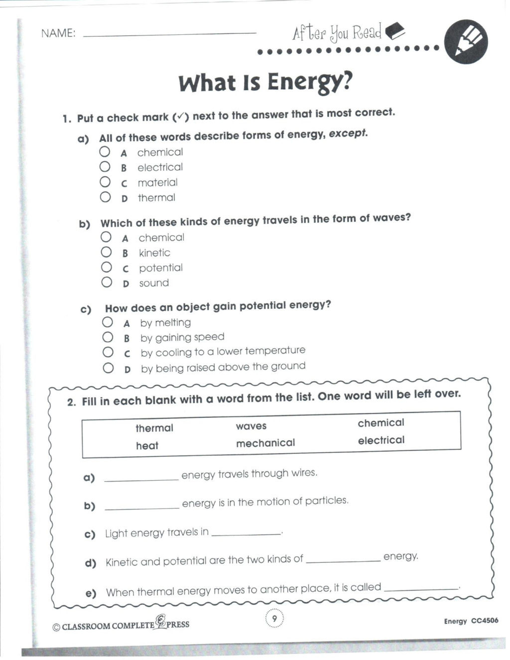 Chemistry Worksheet Matter 1 Answers Worksheet Science Worksheets for 2nd Grade Pdf First Free