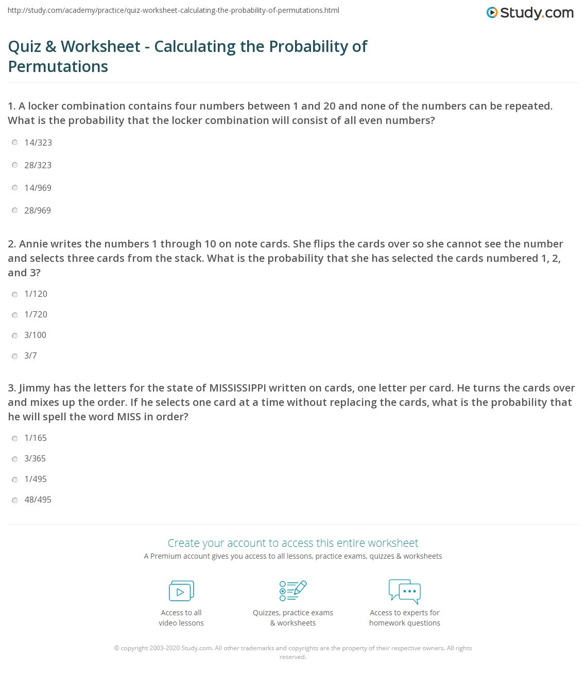 Combinations and Permutations Worksheet Permutation and Bination Worksheet Fireyourmentor Free