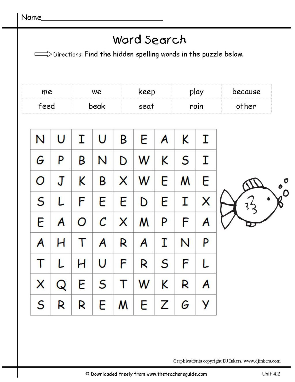 Commonly Misspelled Words Worksheet Worksheet 2nd Grade Words to Know Printable Monly