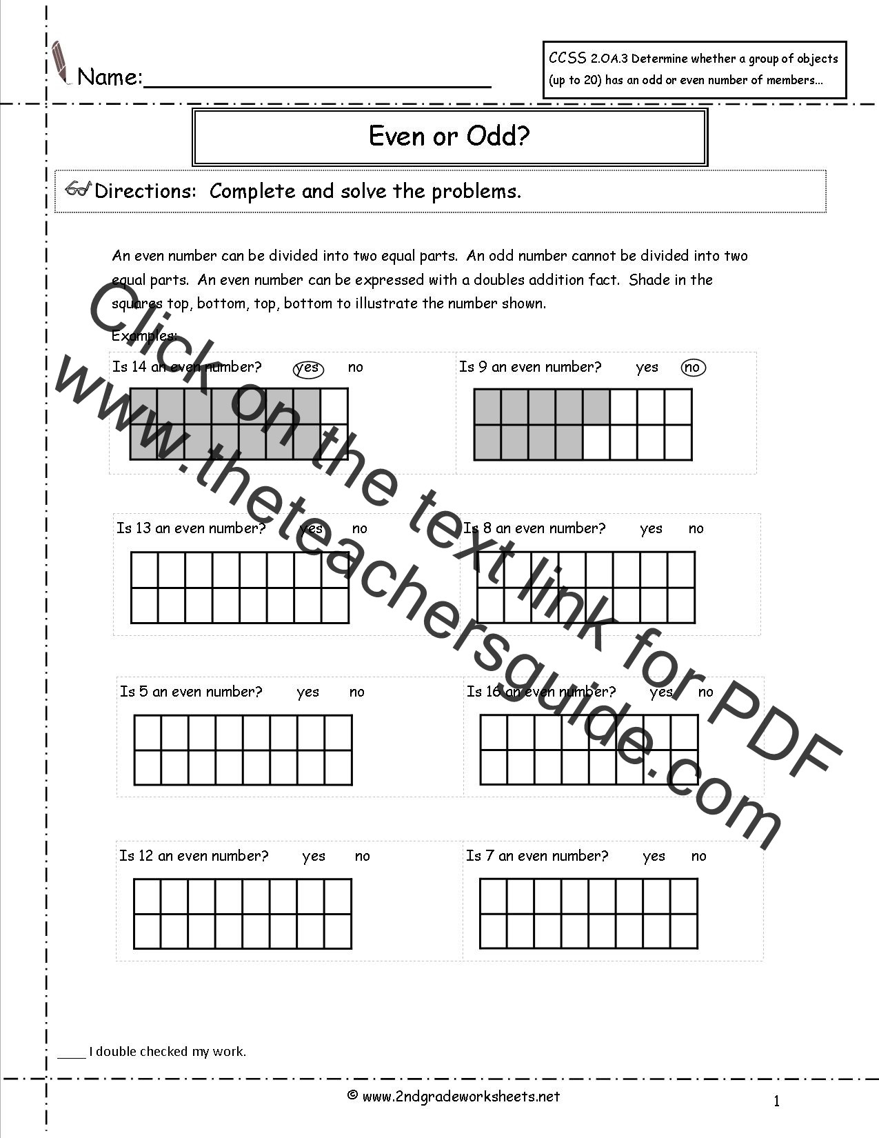 Composing and Decomposing Numbers Worksheet 2nd Grade Math Mon Core State Standards Worksheets