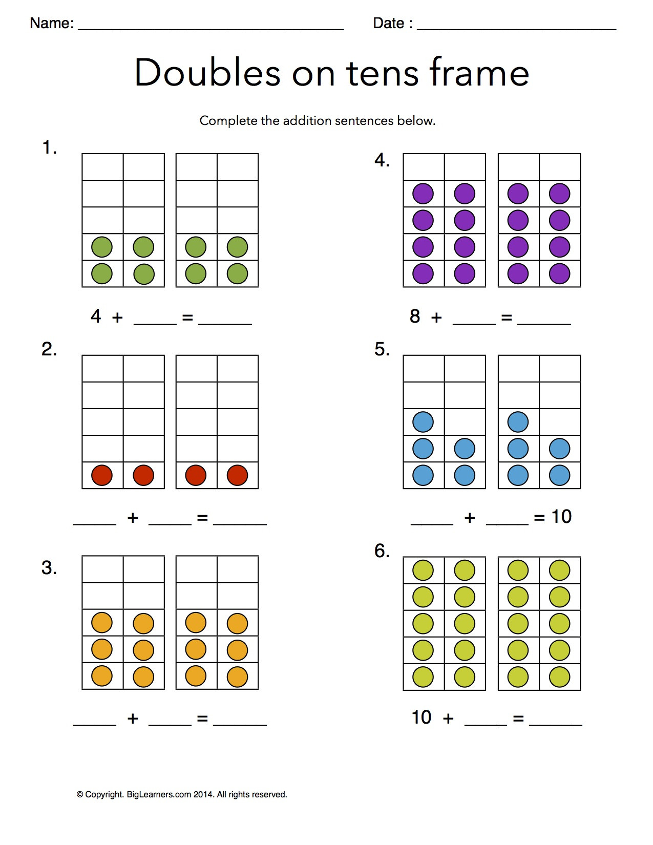 Composing and Decomposing Numbers Worksheet Grade 1 Free Mon Core Math Worksheets