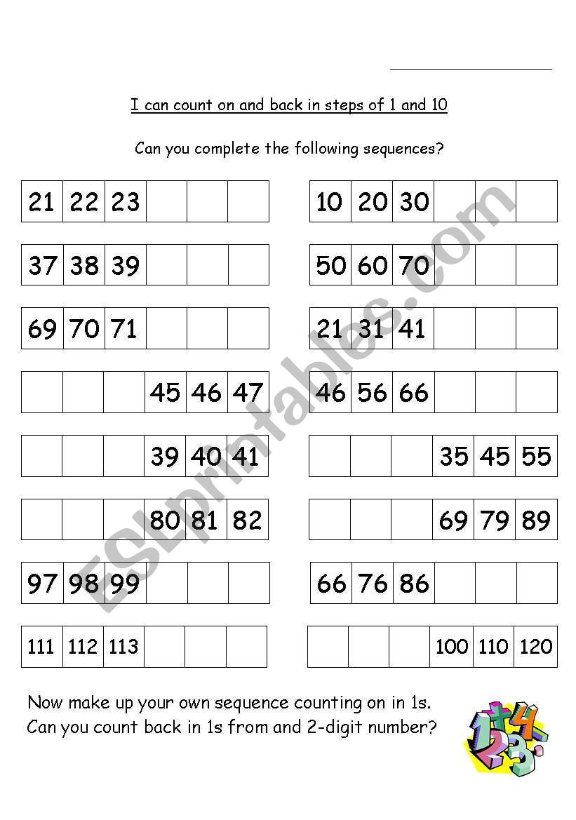 Counting In 10s Worksheet English Worksheets Counting In 2s and 10s