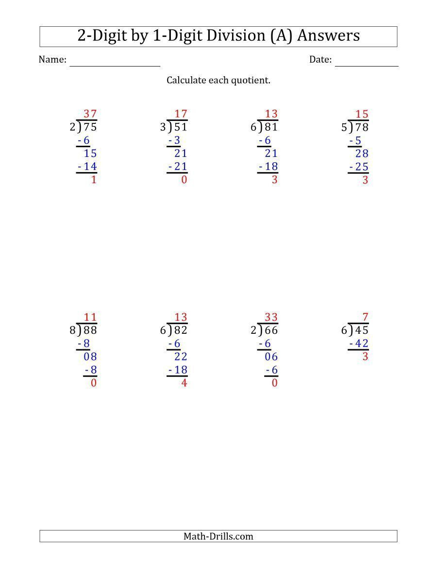 Dividing Rational Expressions Worksheet 6 Worksheets Dividing by 1 Digit Numbers 2 In 2020